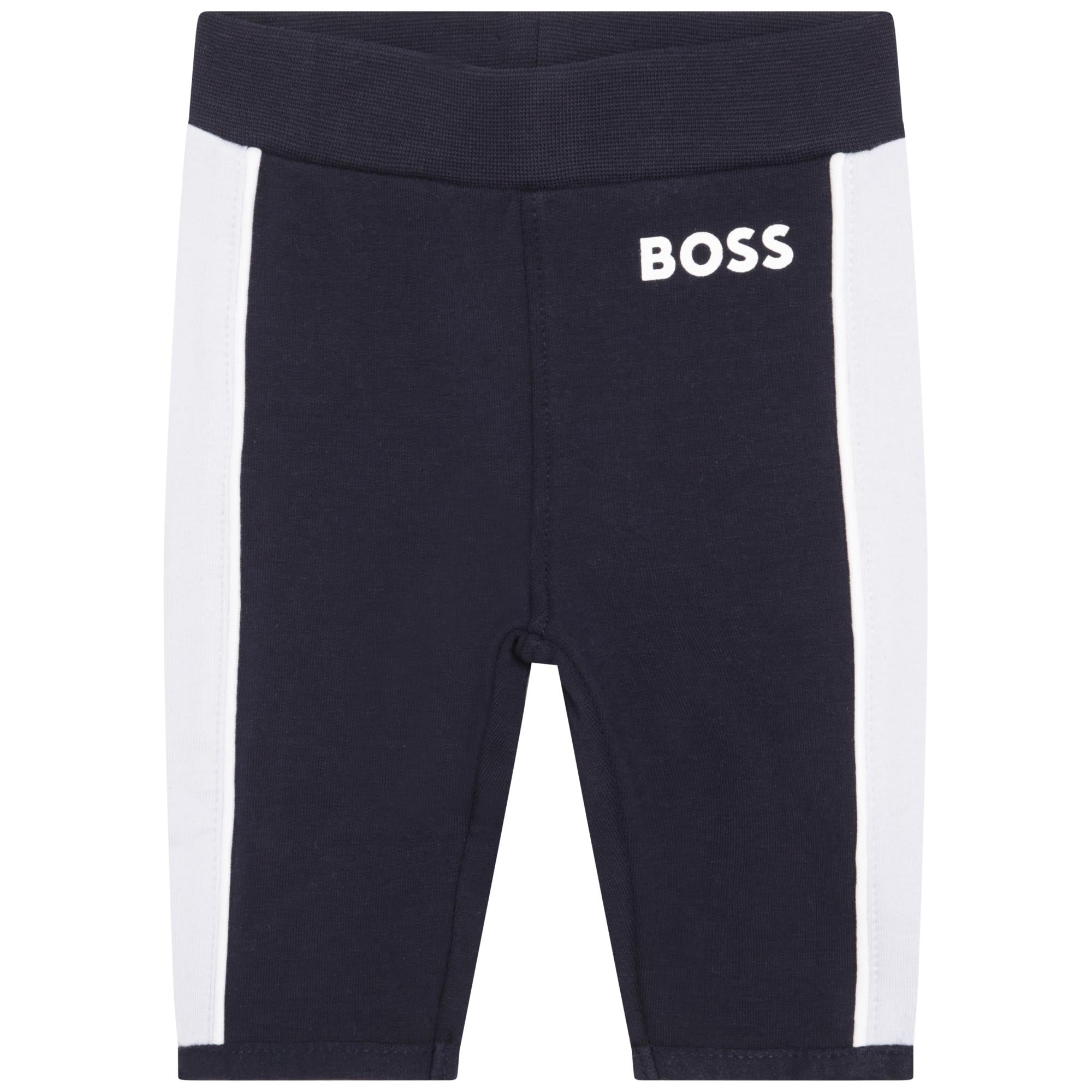 BOSS NAVY T-SHIRT+TROUSERS+CARDIGAN SET