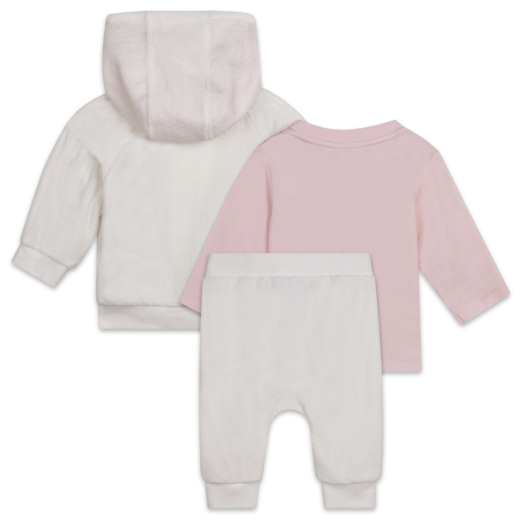 BOSS BABY OFFWHITE T-SHIRT+TROUSERS+CARDIGAN SET