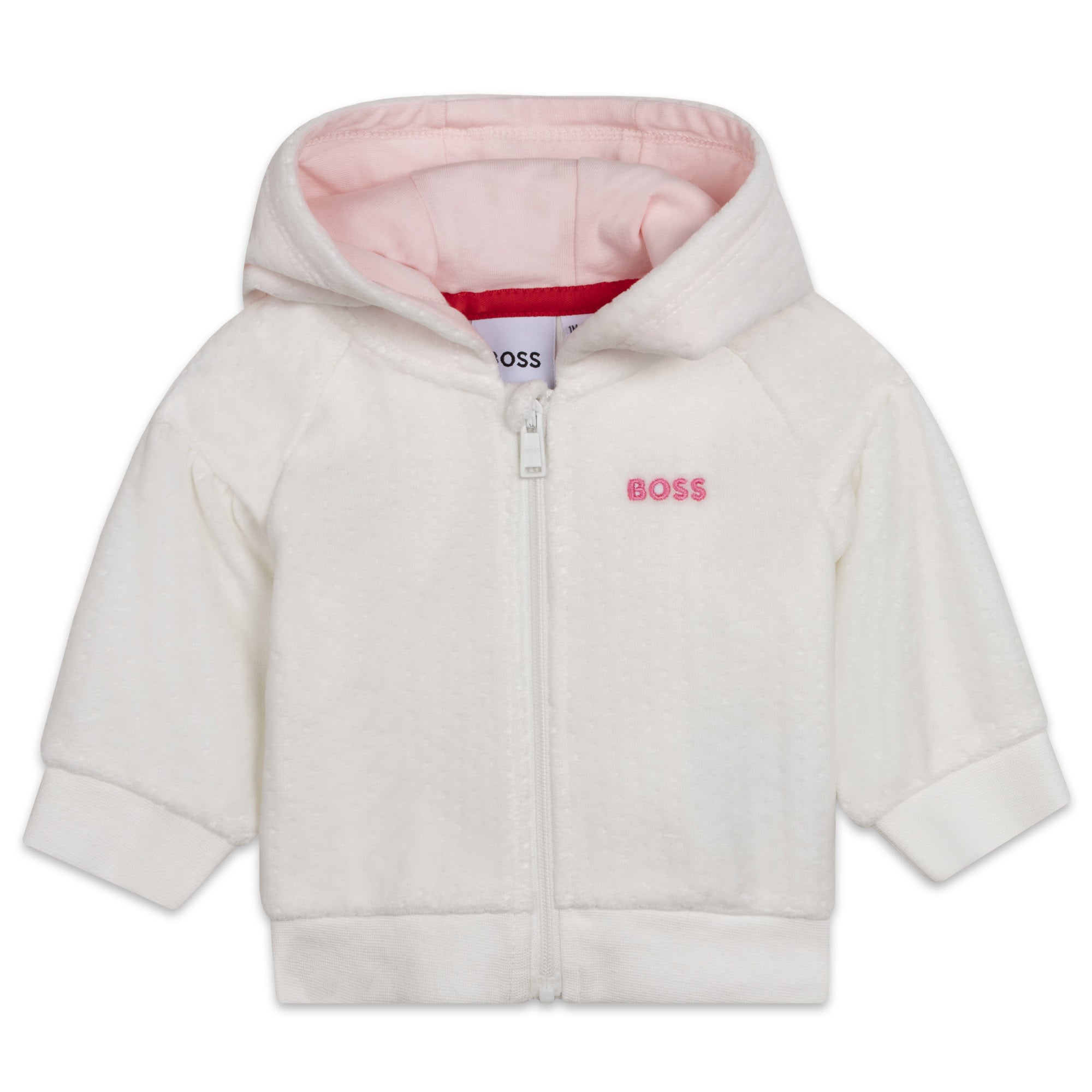 BOSS BABY OFFWHITE T-SHIRT+TROUSERS+CARDIGAN SET