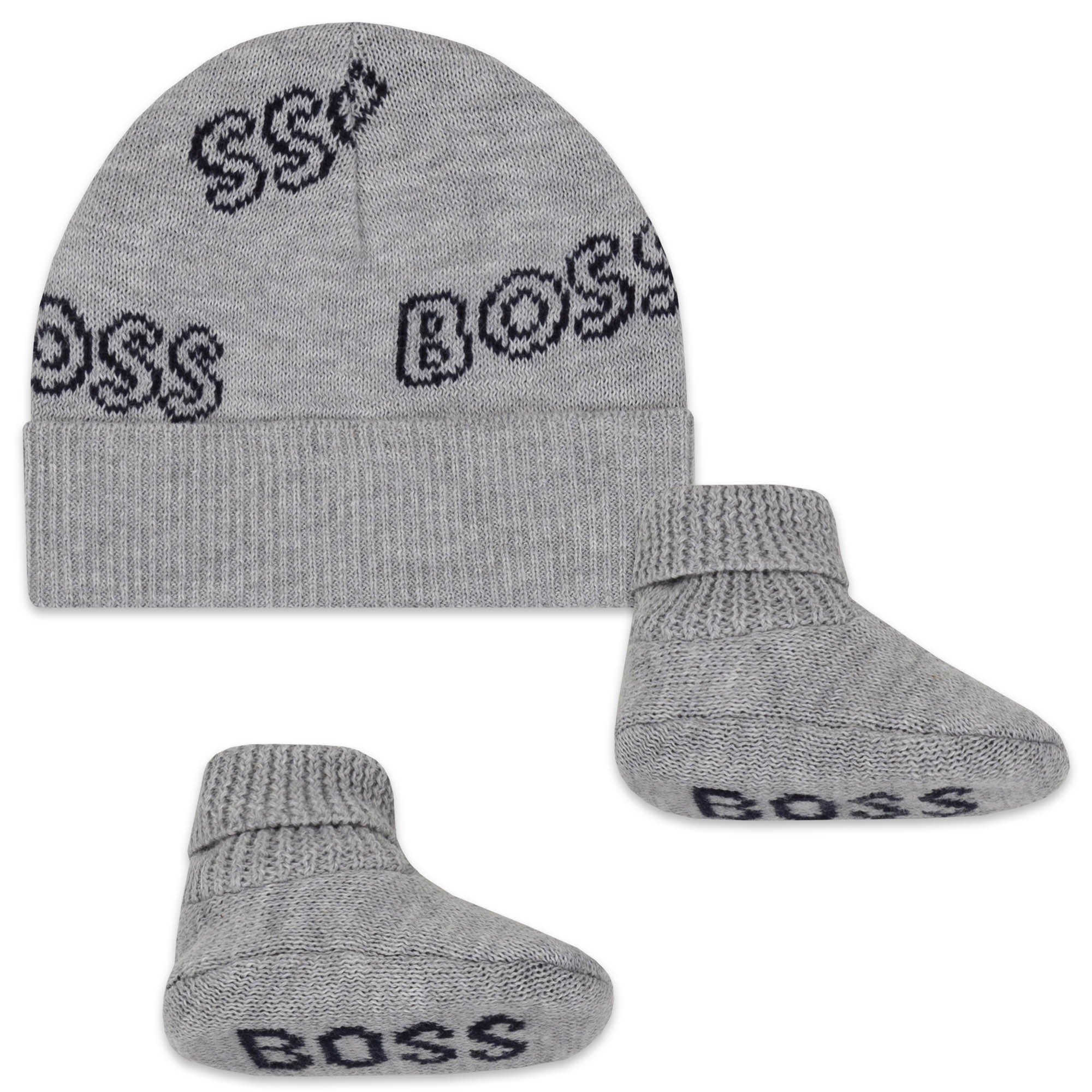 BOSS BABY PULL ON HAT+SLIPPERS
