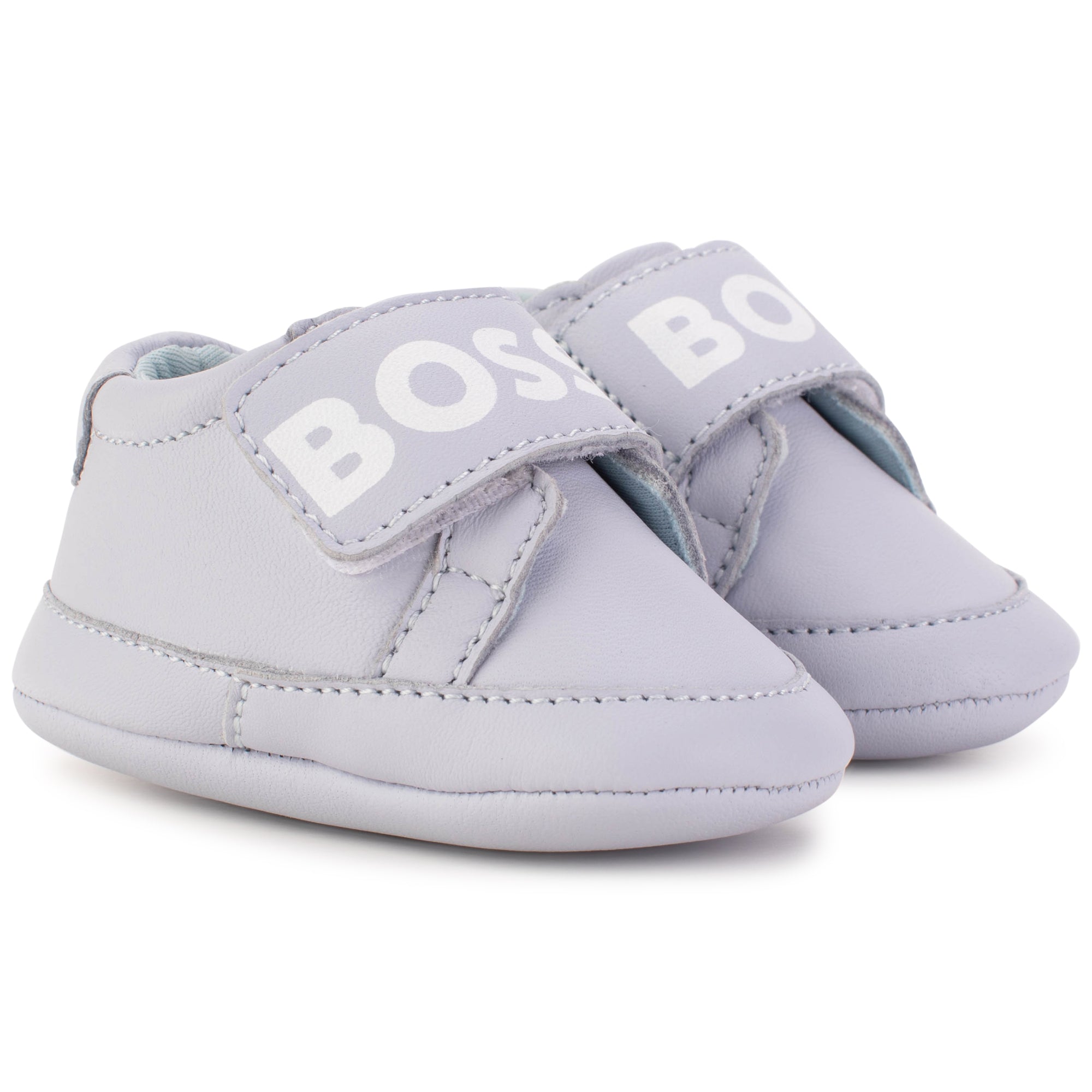 BOSS PALE BLUE TRAINERS
