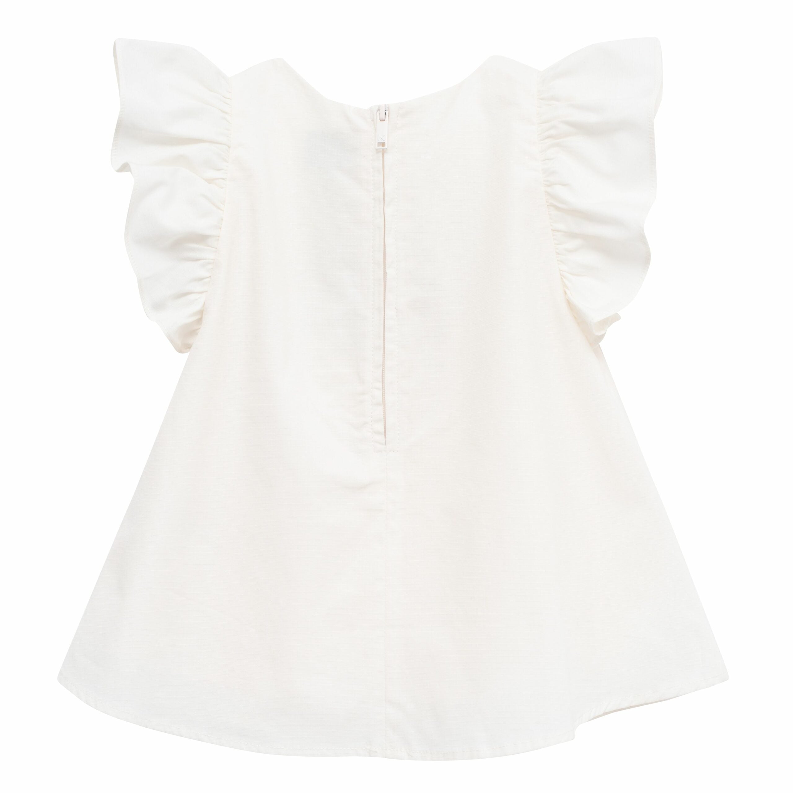 KENZO TODDLER DRESS-EMBROIDERED TIGER