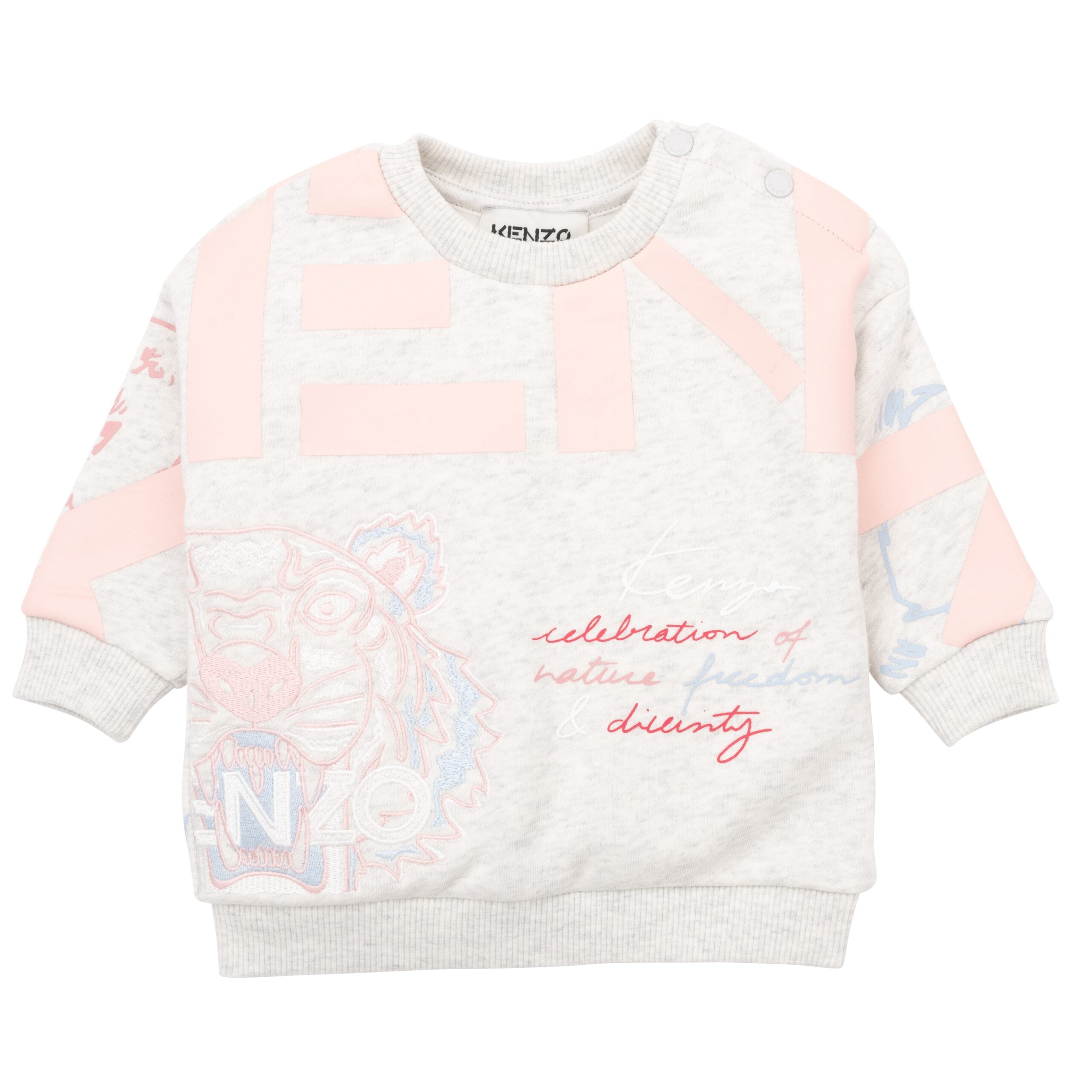 KENZO GREY TIGER SWEATSHIRT