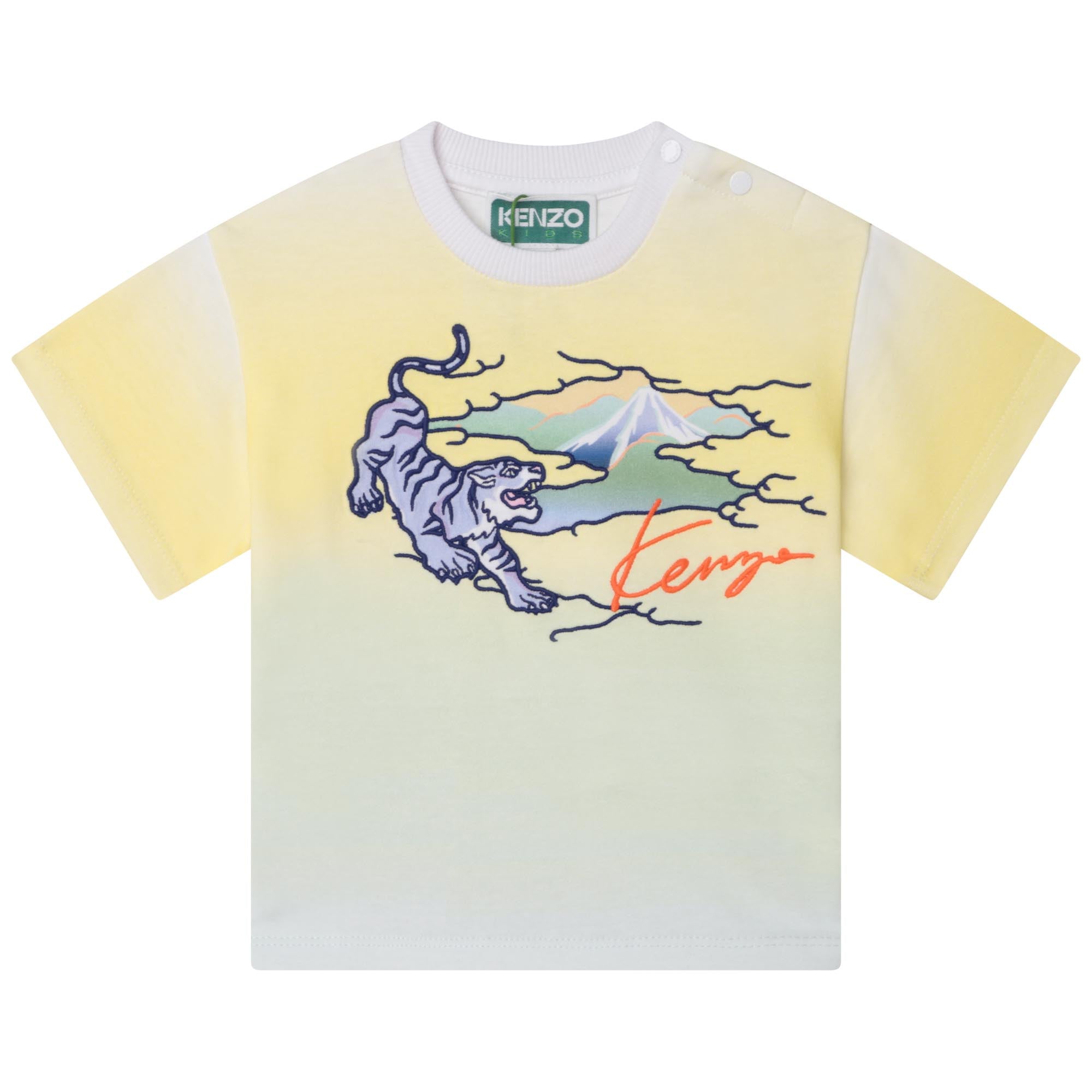 KENZO TODDLER GRADIENT PRINT T-SHIRT