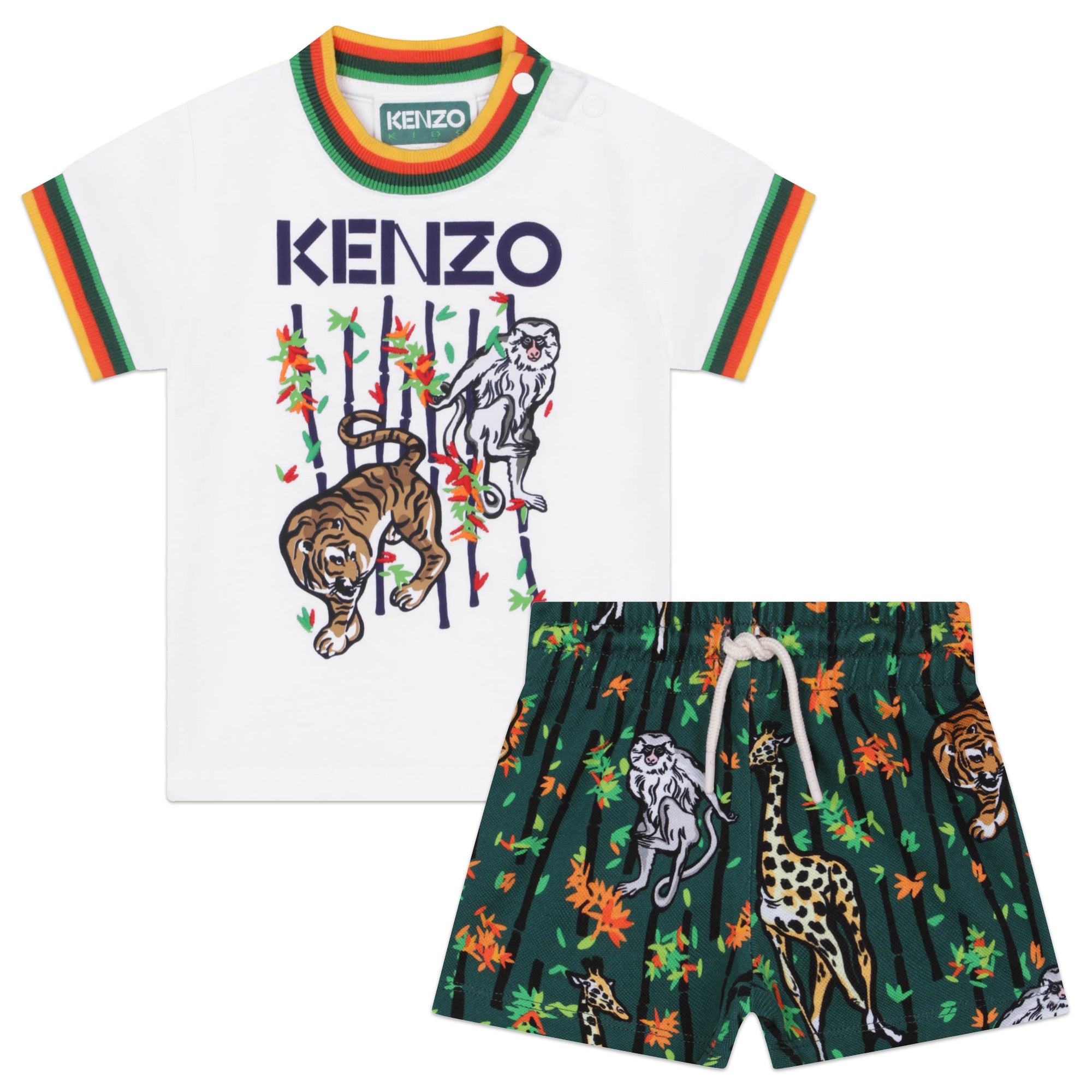 KENZO TROPICAL SET T-SHIRT+SHORTS