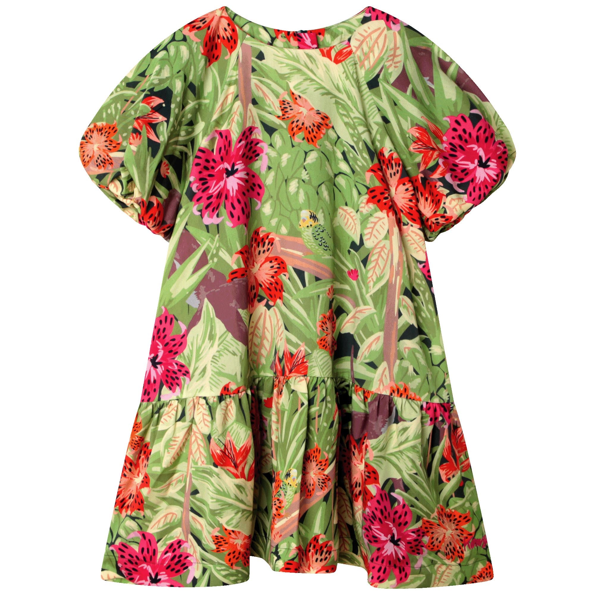 KENZO SS23 TROPICAL PRINT DRESS
