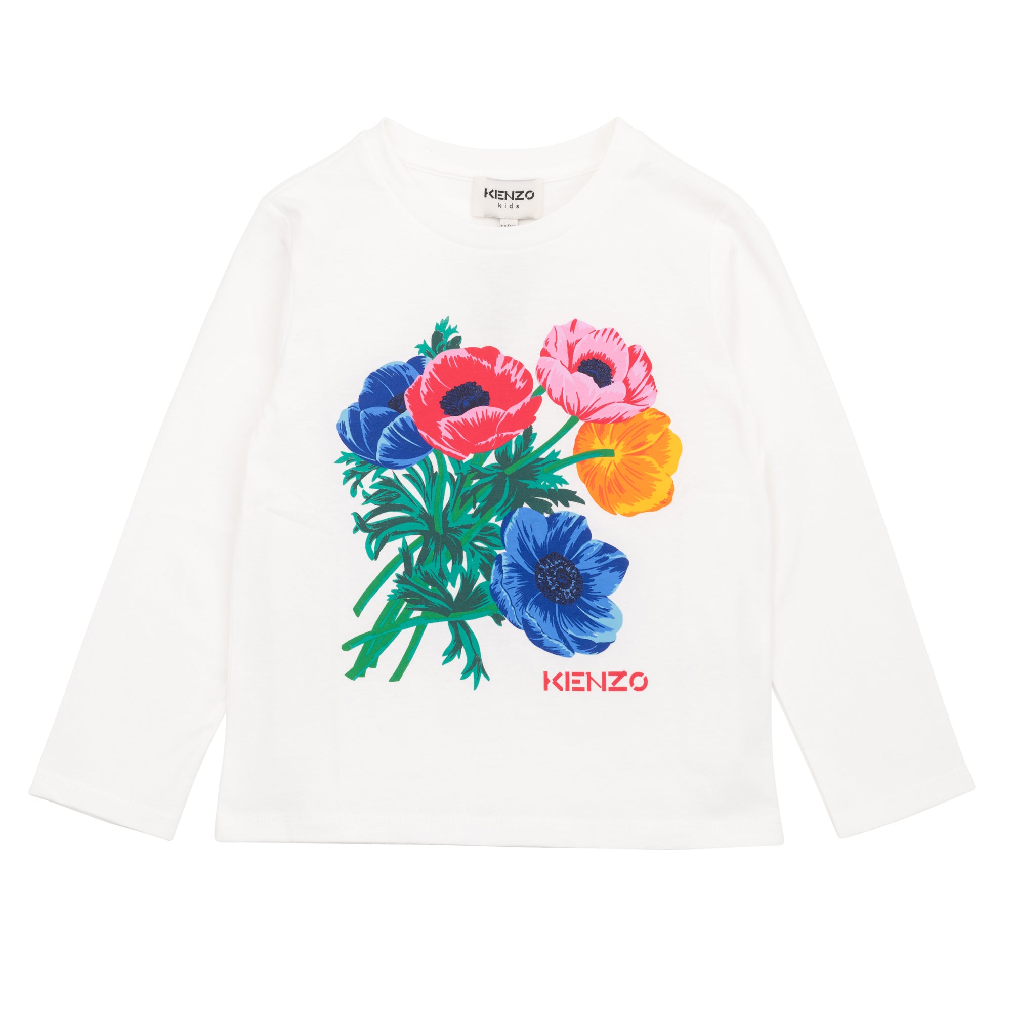 KENZO FLORAL LONG SLEEVE T-SHIRT