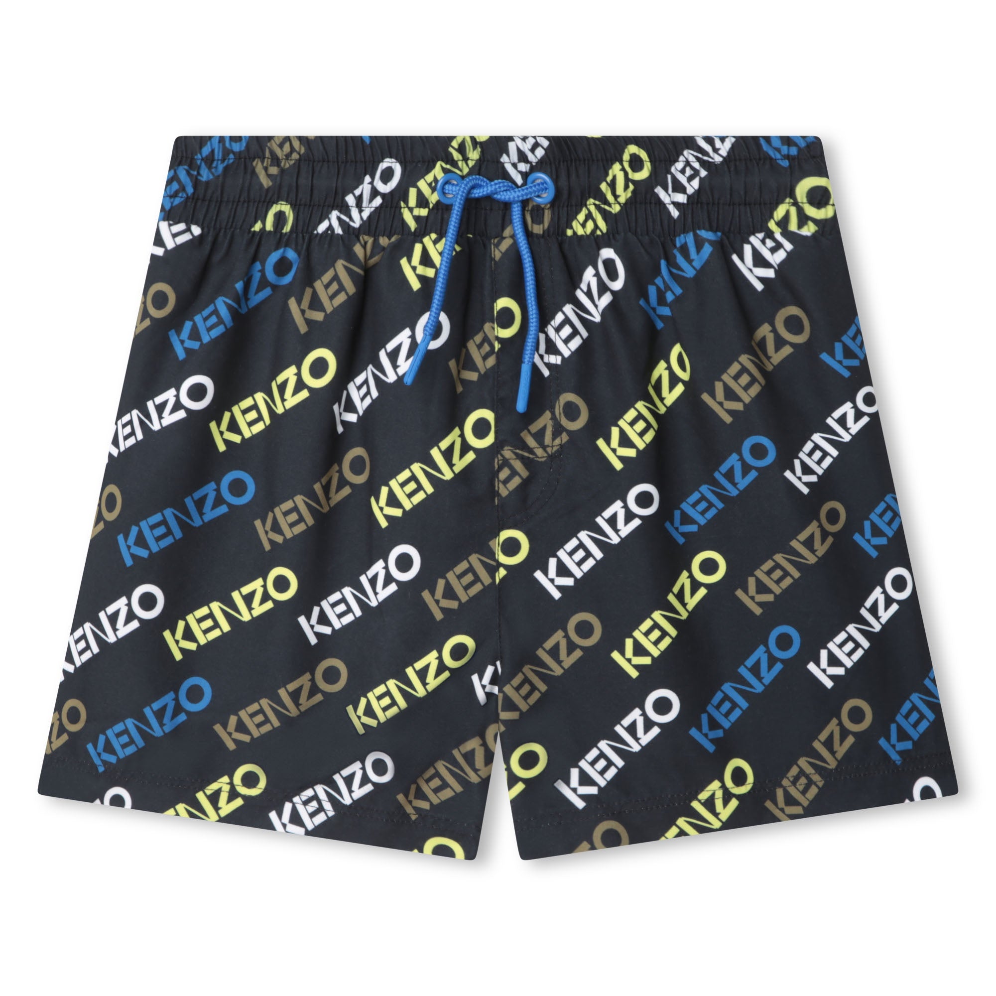 KENZO BOYS LOGO PRINT SWIMMING SHORT