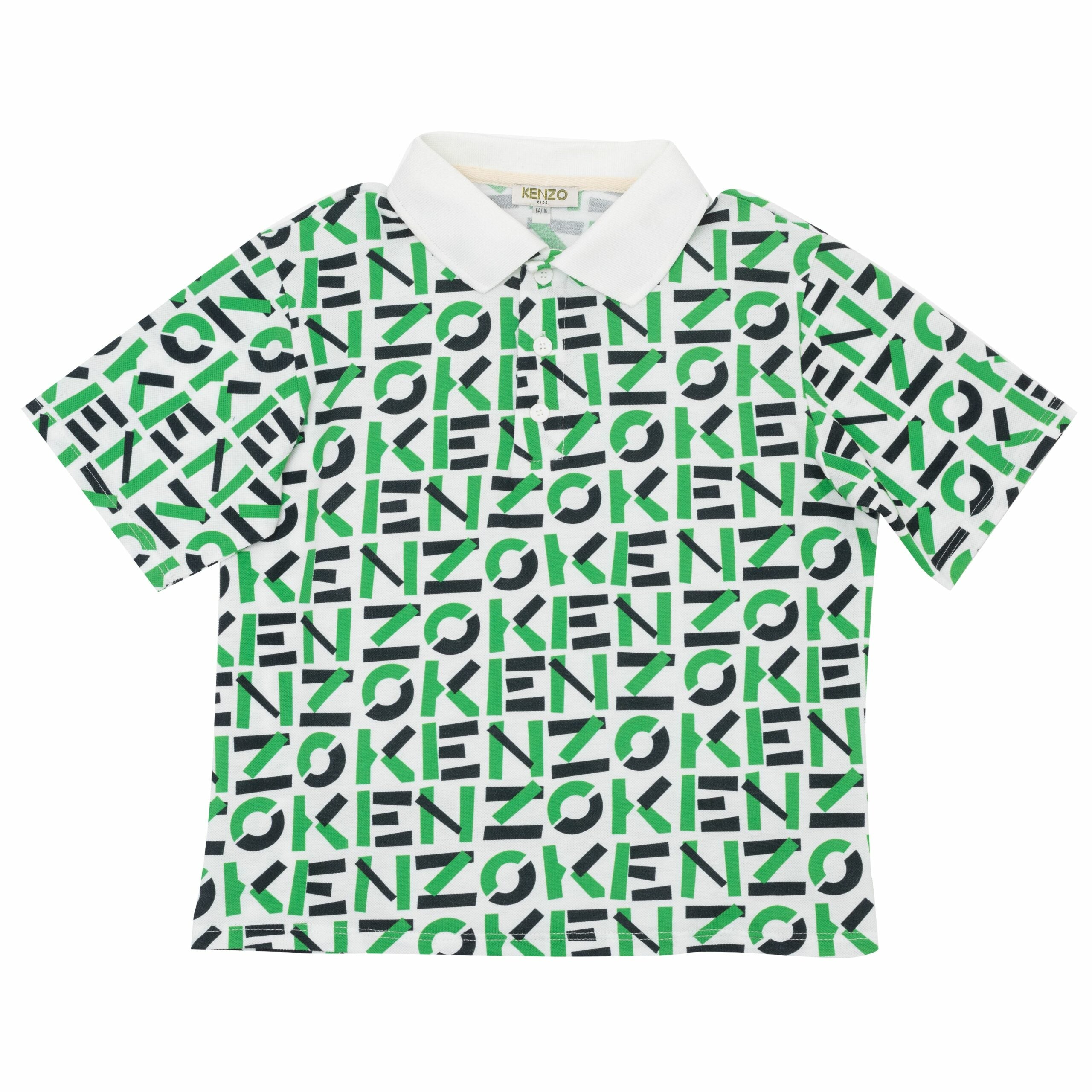 KENZO ALL OVER 'MONOGRAM' S/S POLO