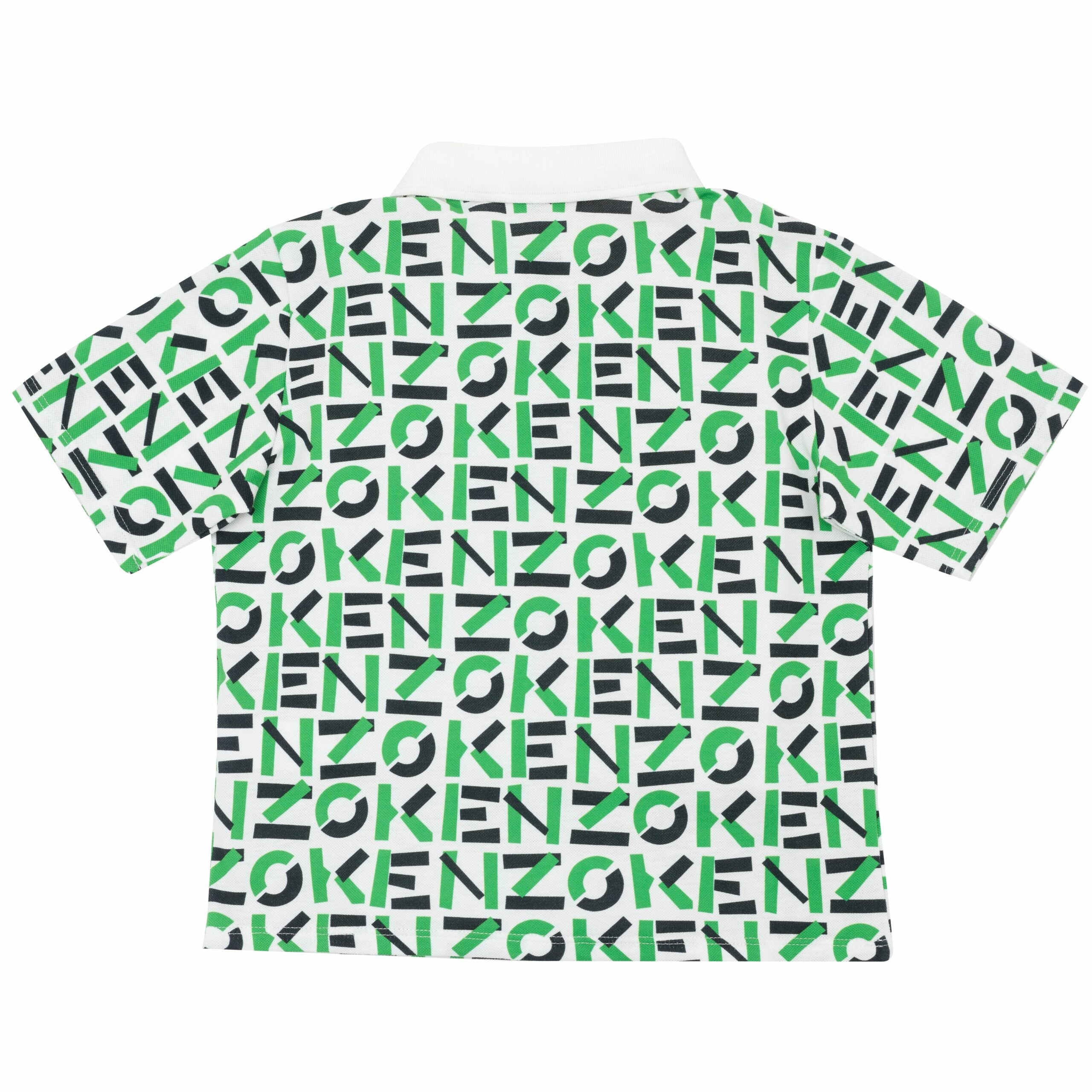 KENZO ALL OVER 'MONOGRAM' S/S POLO