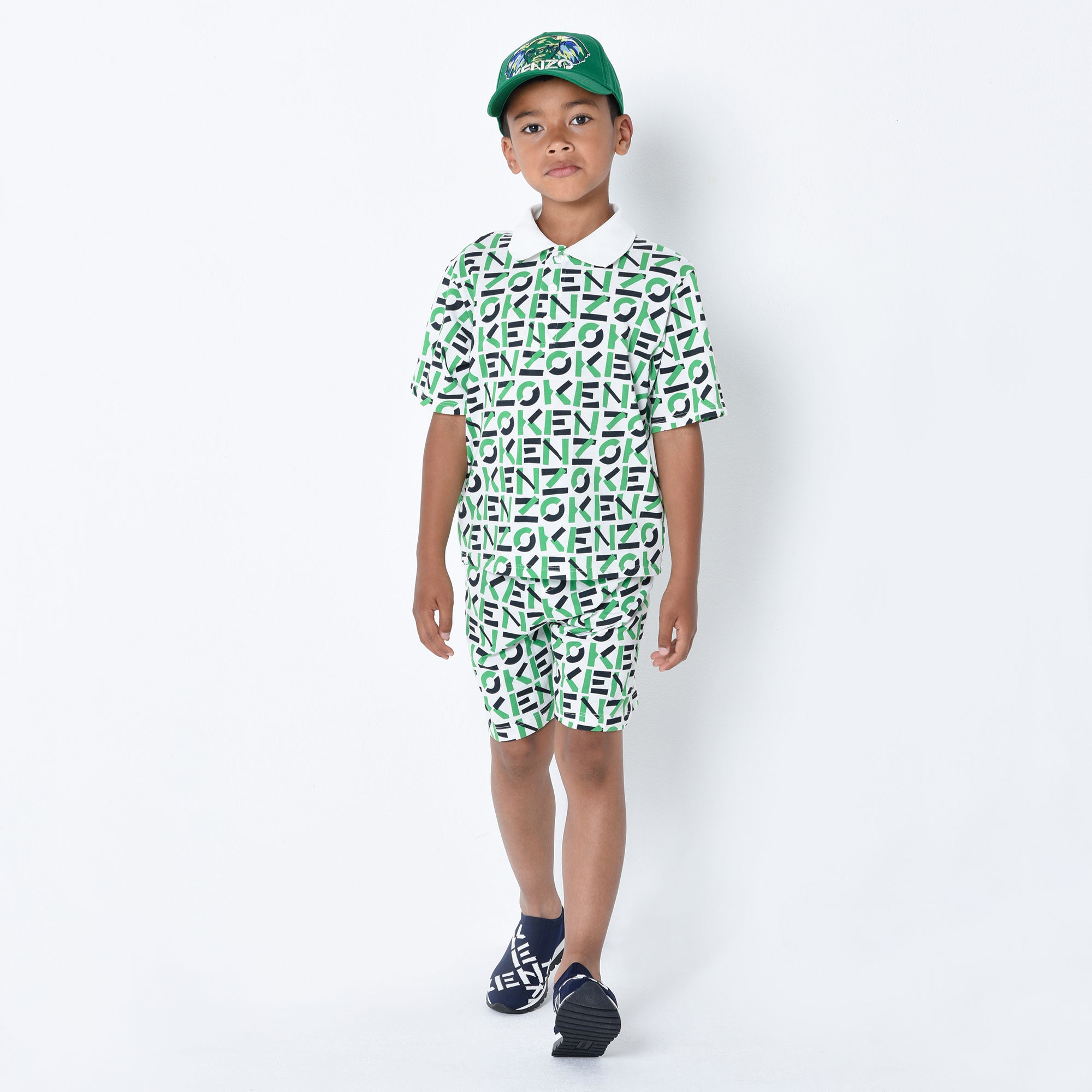 KENZO ALL OVER 'MONOGRAM' S/S POLO