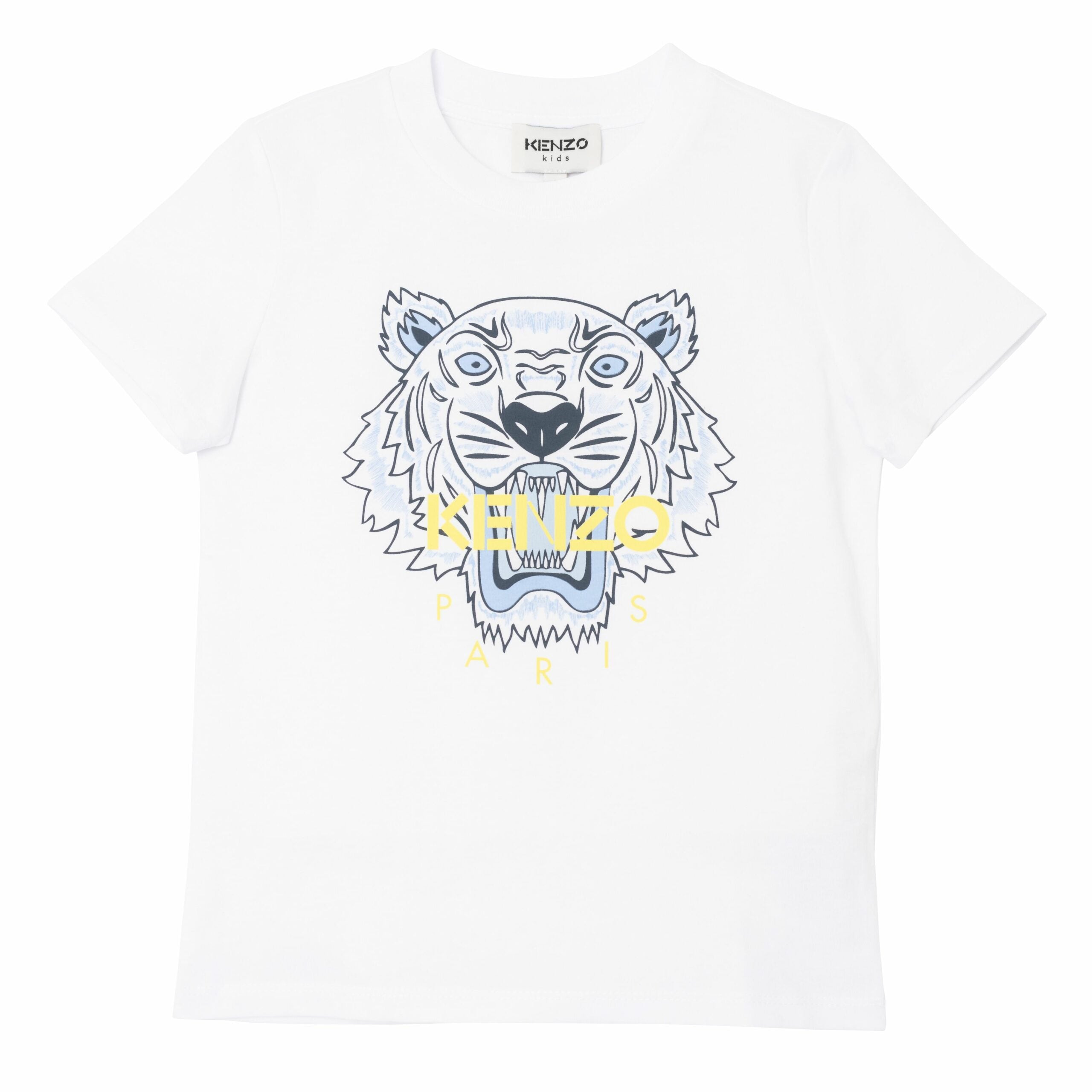 KENZO PRINTED TIGER BOYS T-SHIRT