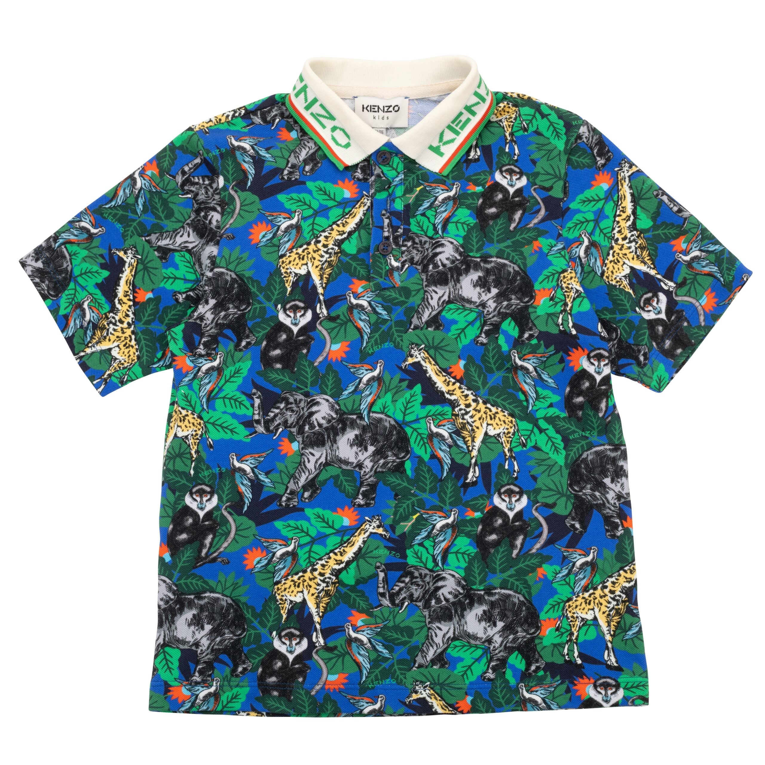 KENZO JUNGLE SHORT SLEEVE POLO