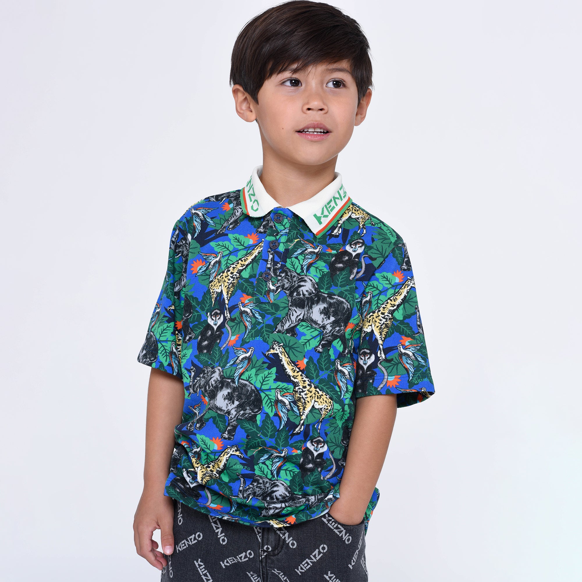 KENZO JUNGLE SHORT SLEEVE POLO