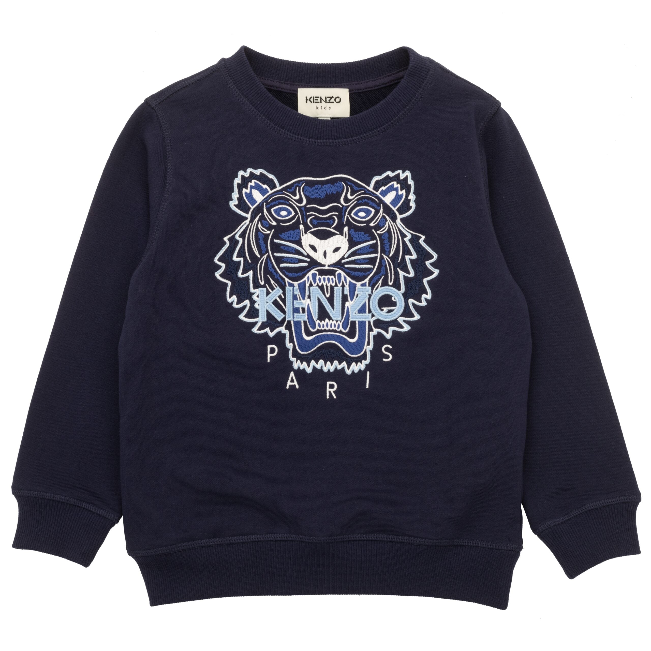 KENZO BOYS SWEATSHIRT-TIGER EMBROIDERY