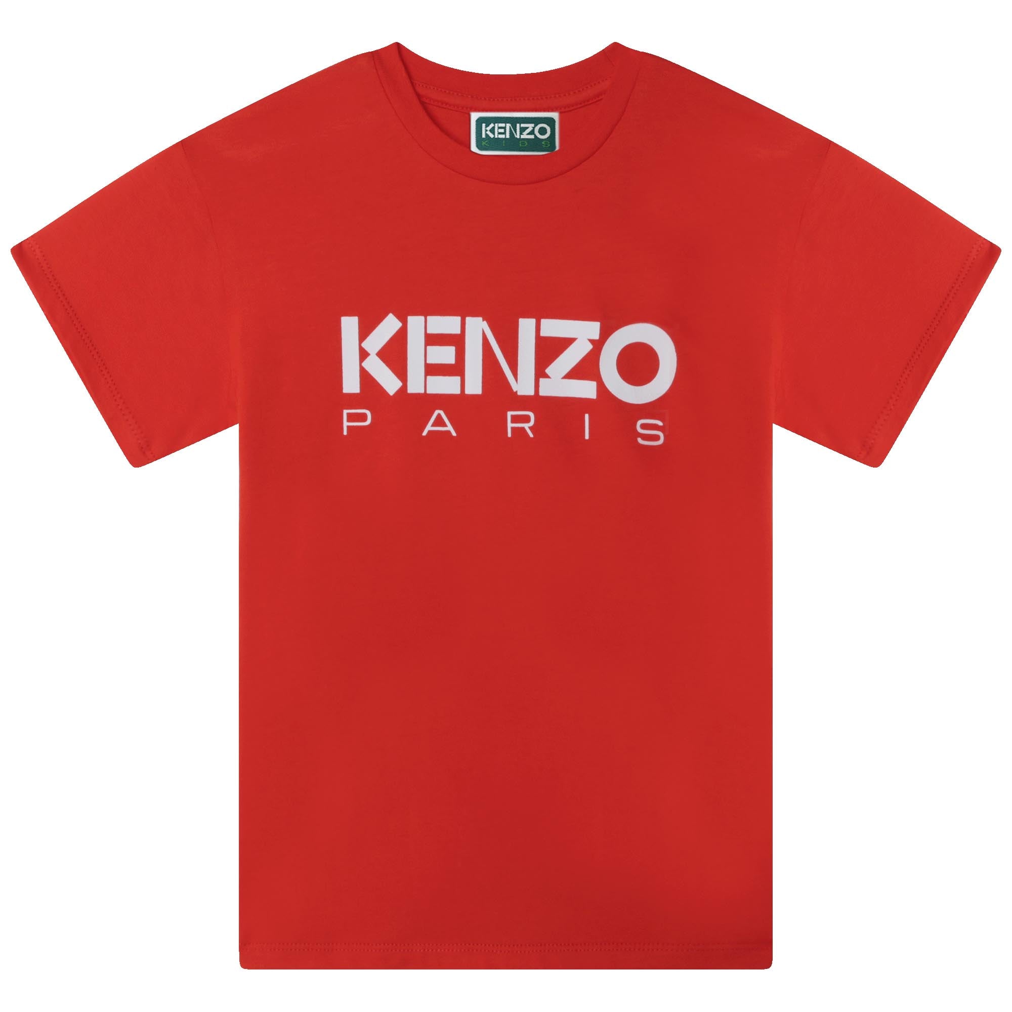 KENZO BOYS RED SHORT SLEEVES T-SHIRT