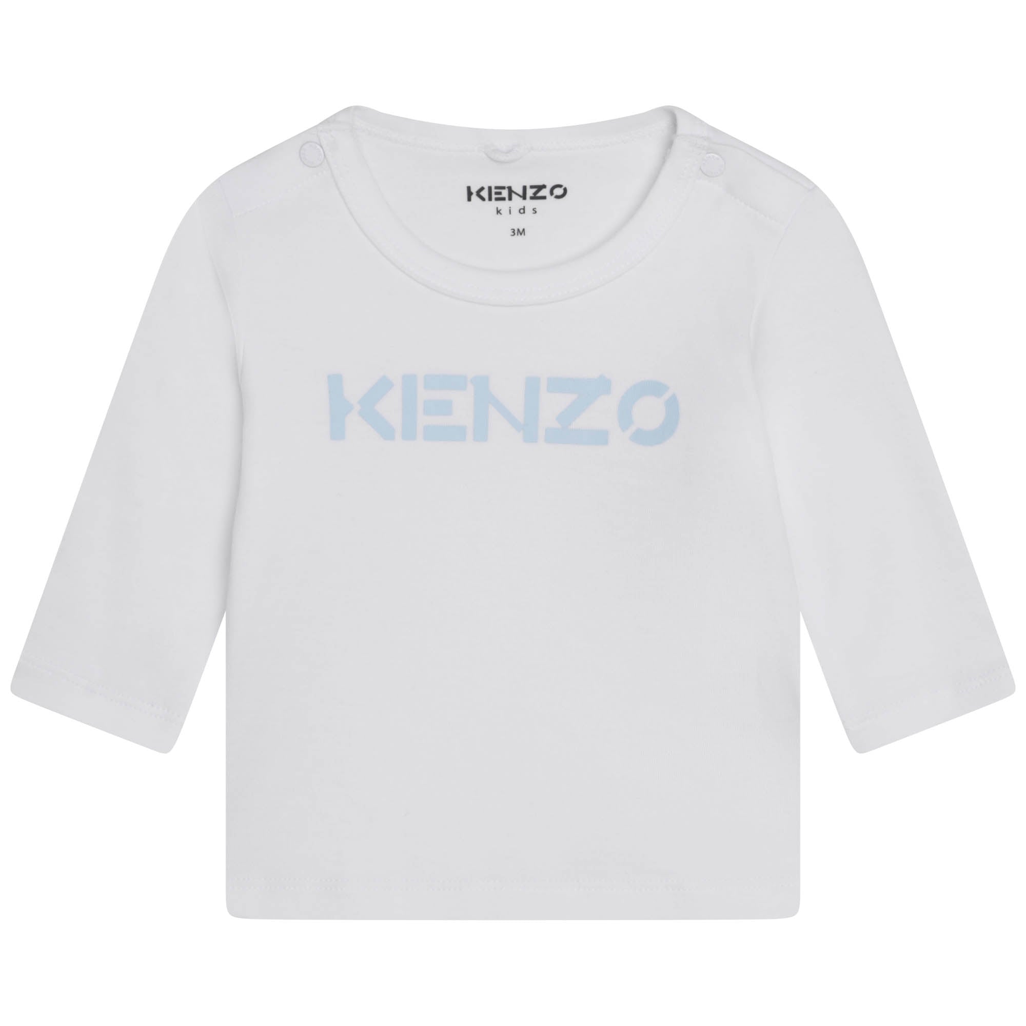 KENZO BABY BOYS DUNGAREES+T-SHIRT