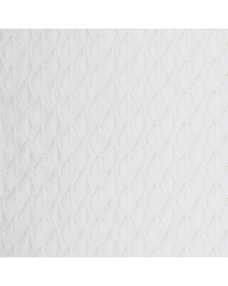 Knitted Pointelle Blanket