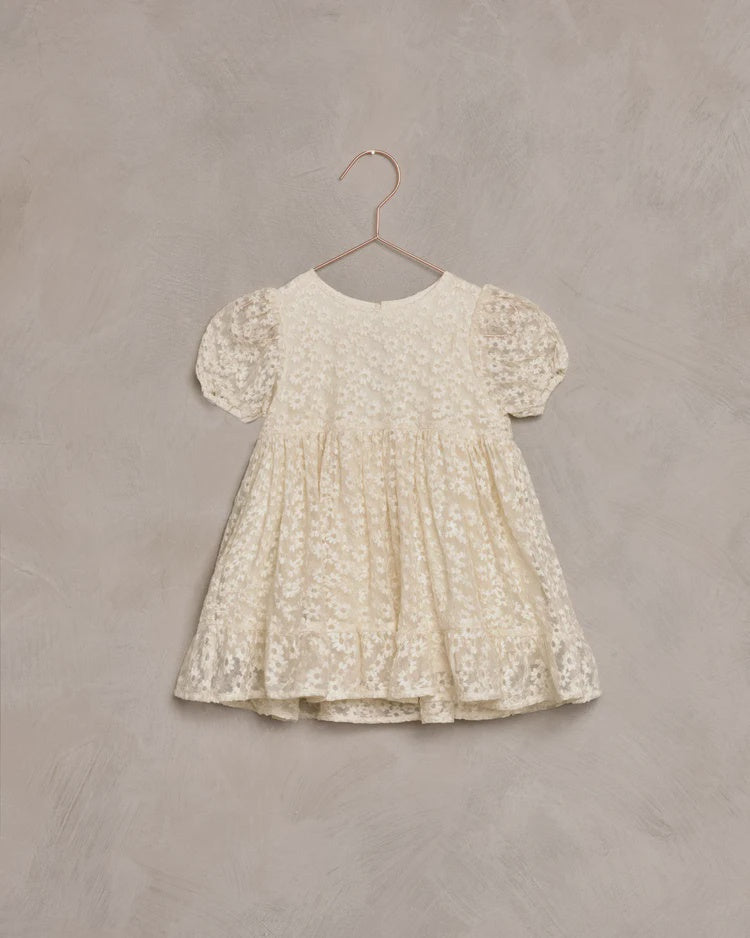 QUINN DRESS | FLOWER EMBROIDERED MESH