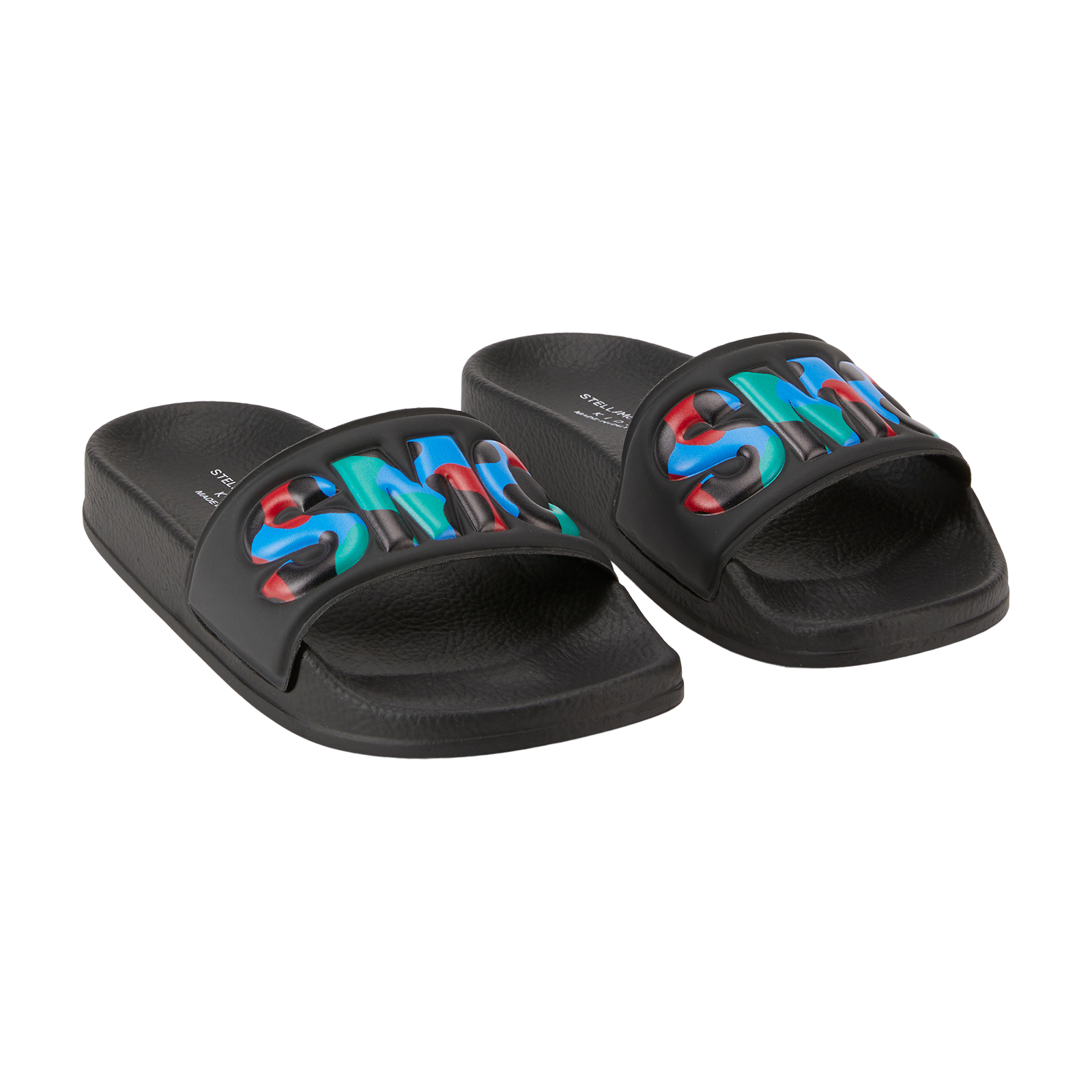 Stella McCartney Boys Black Slides