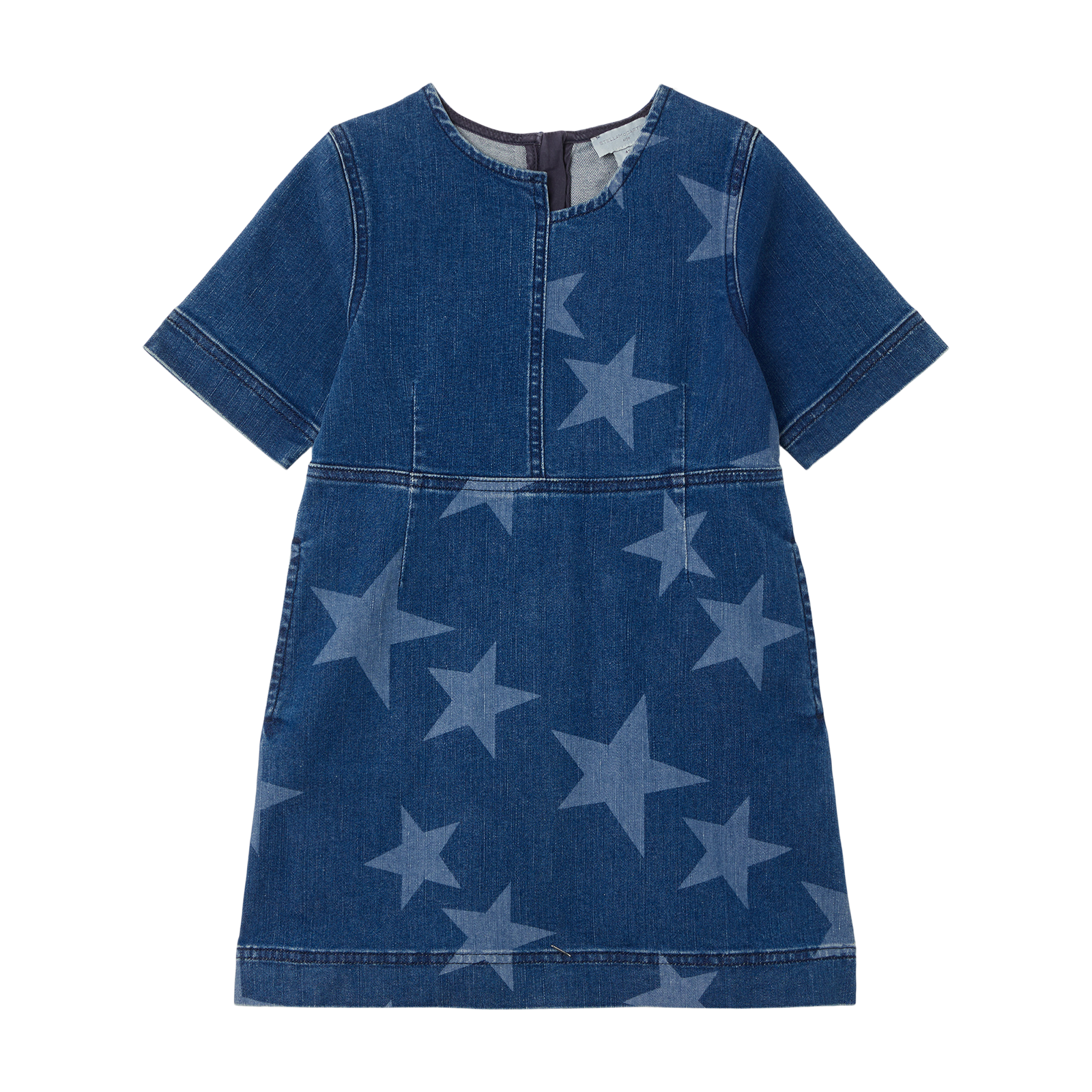 Stella Mccartney Star Print Denim Dress