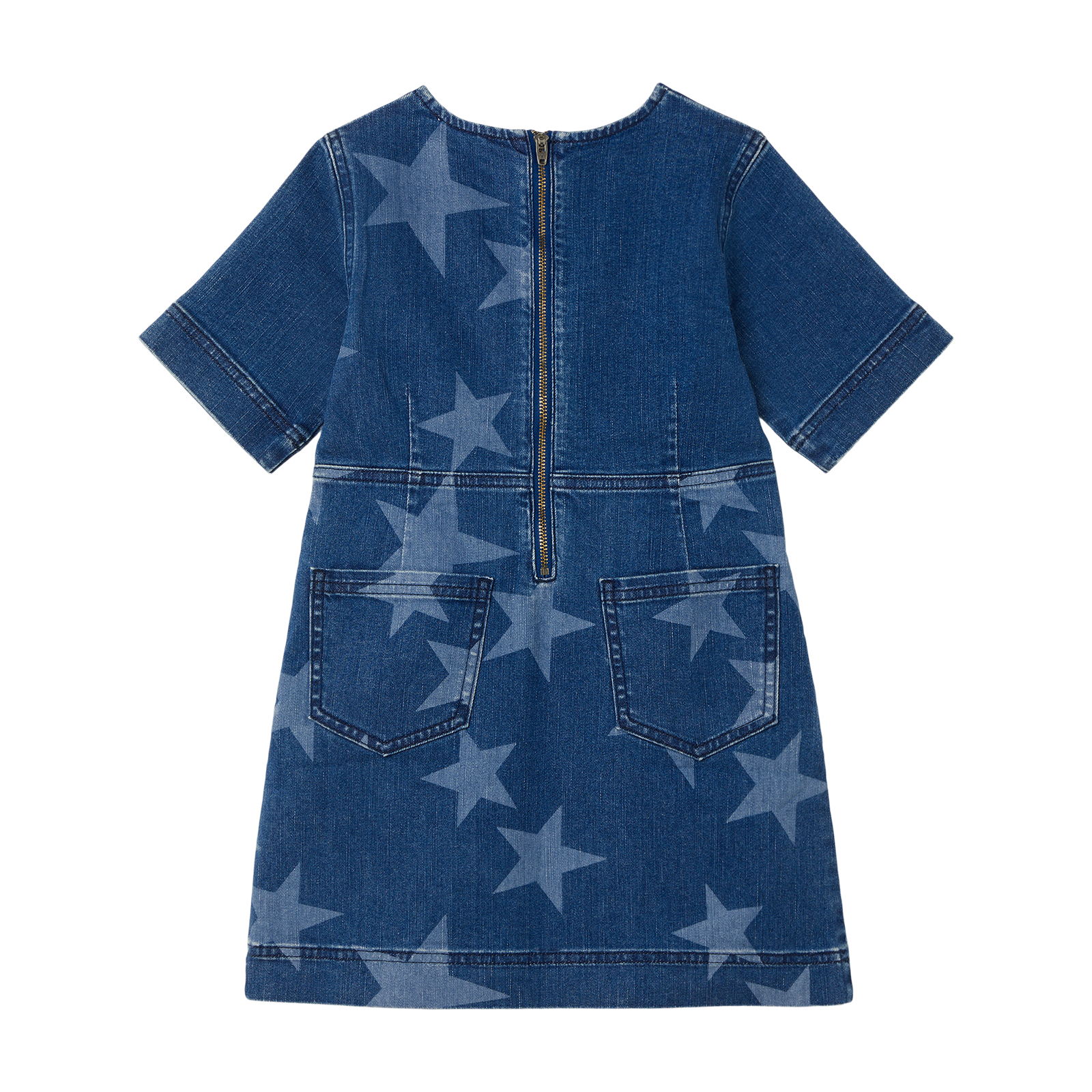 Stella Mccartney Star Print Denim Dress