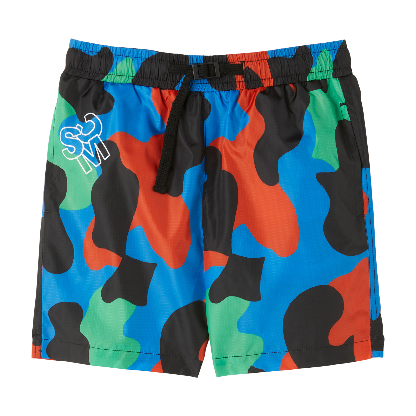 Stella McCartney Colourful Printed Camo Shorts