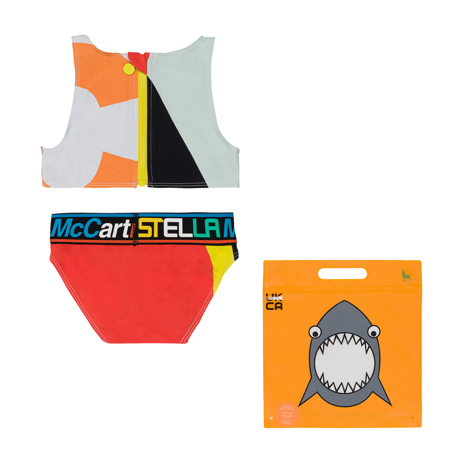 Stella McCartney Colourblock Logo Bikini
