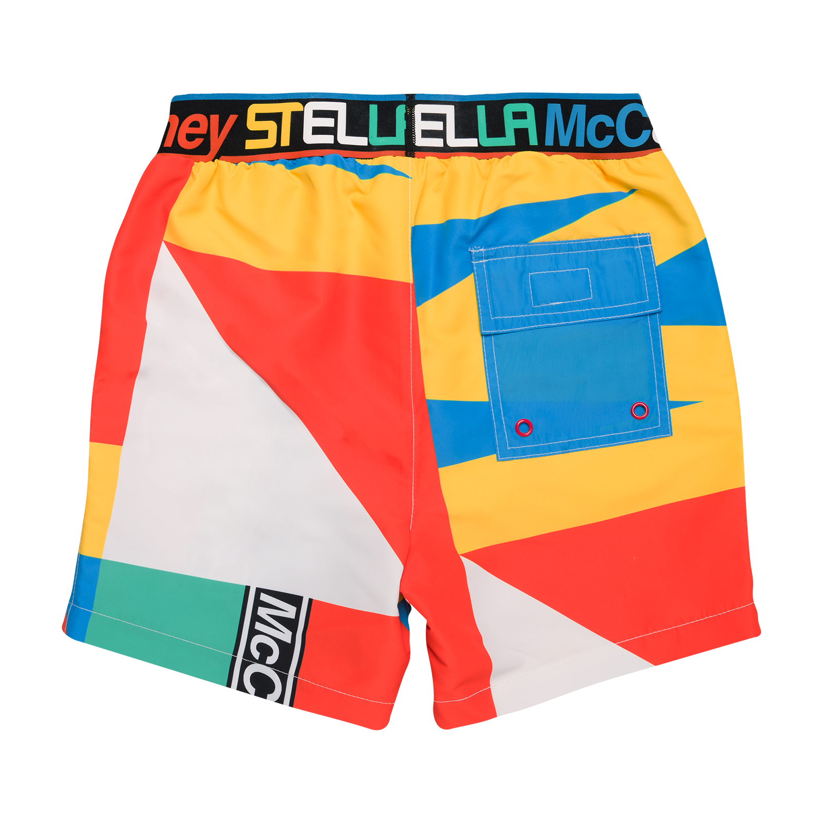Stella McCartney Boys Colourblock Logo Shorts