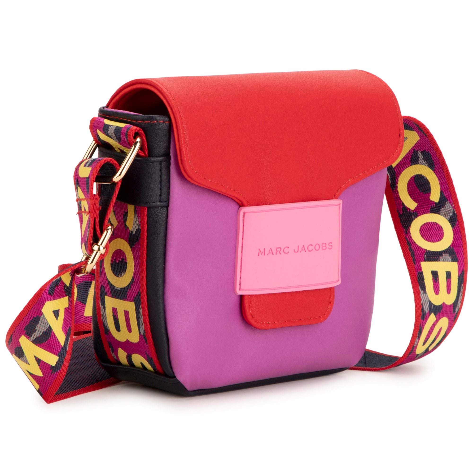 MARC JACOBS RED PURPLE SHOULDER BAG
