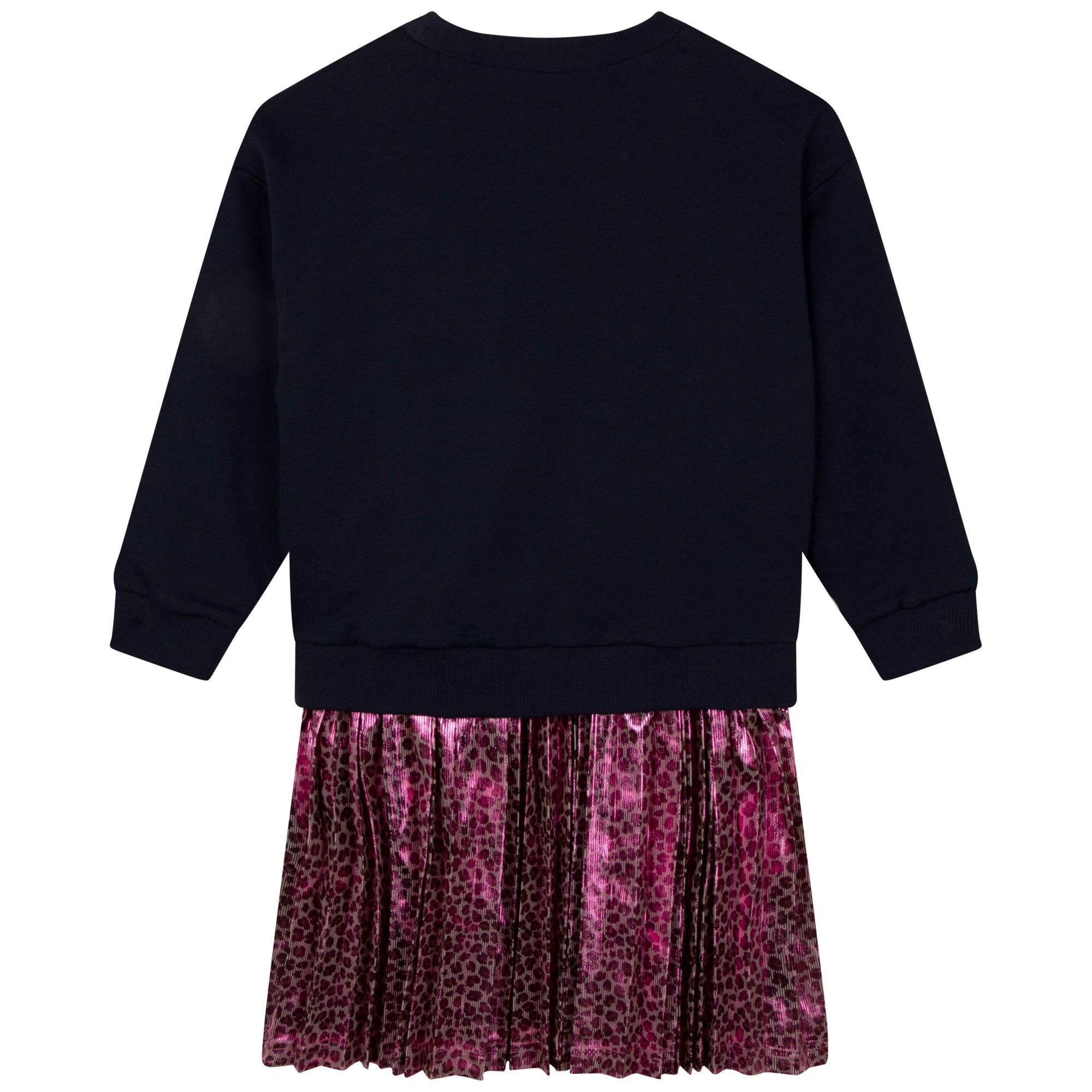 MARC JACOBS NAVY MICRO CHEETAH DRESS
