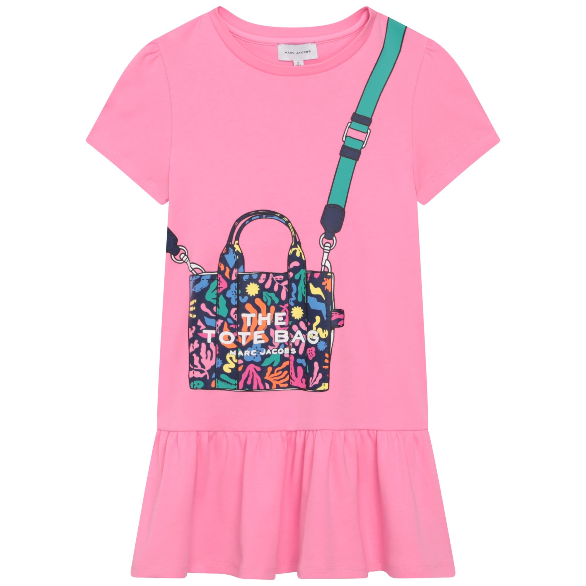 MARC JACOBS SHORT SLEEVED DRESS-PINK