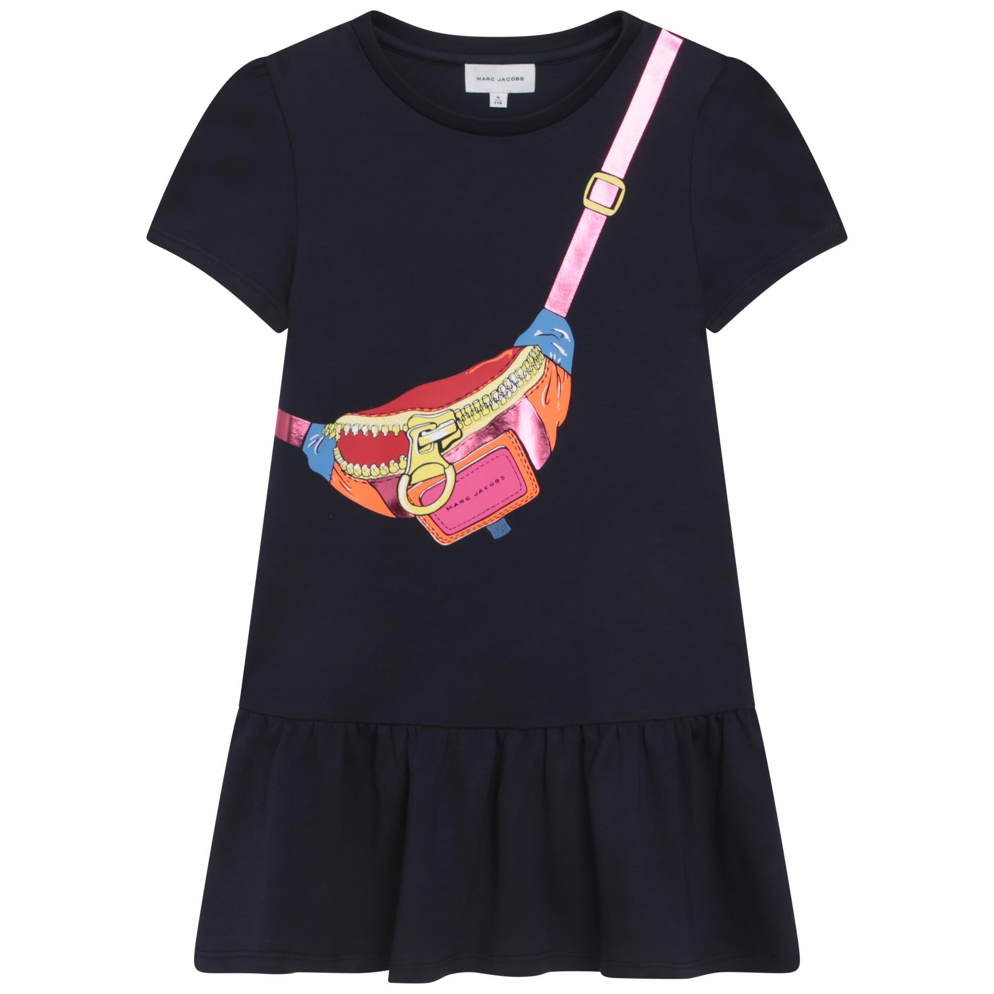 MARC JACOBS SHORT SLEEVED DRESS-NAVY