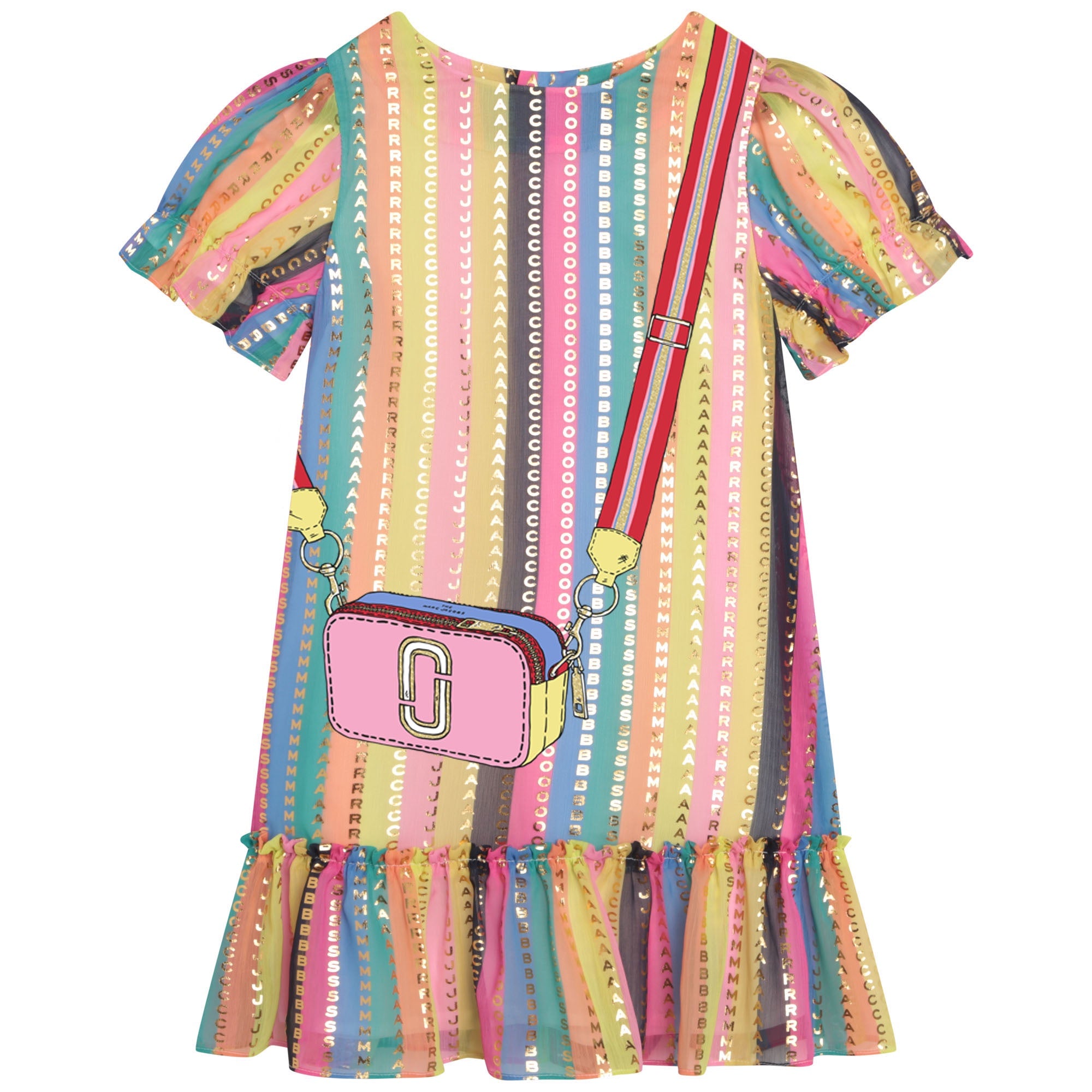 MARC JACOBS MULTICOLOUR STRIPES DRESS