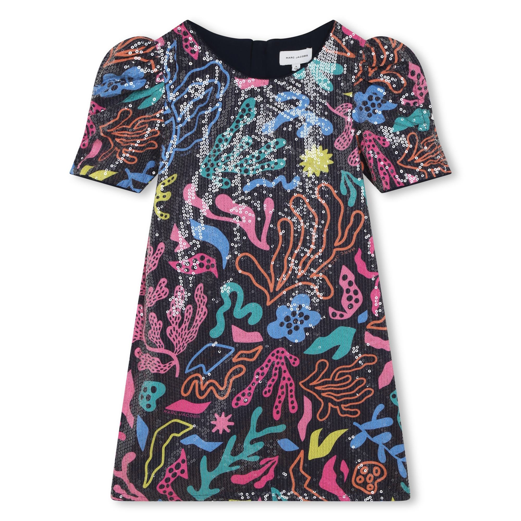 MARC JACOBS "CORAL" SEQUENCE DRESS