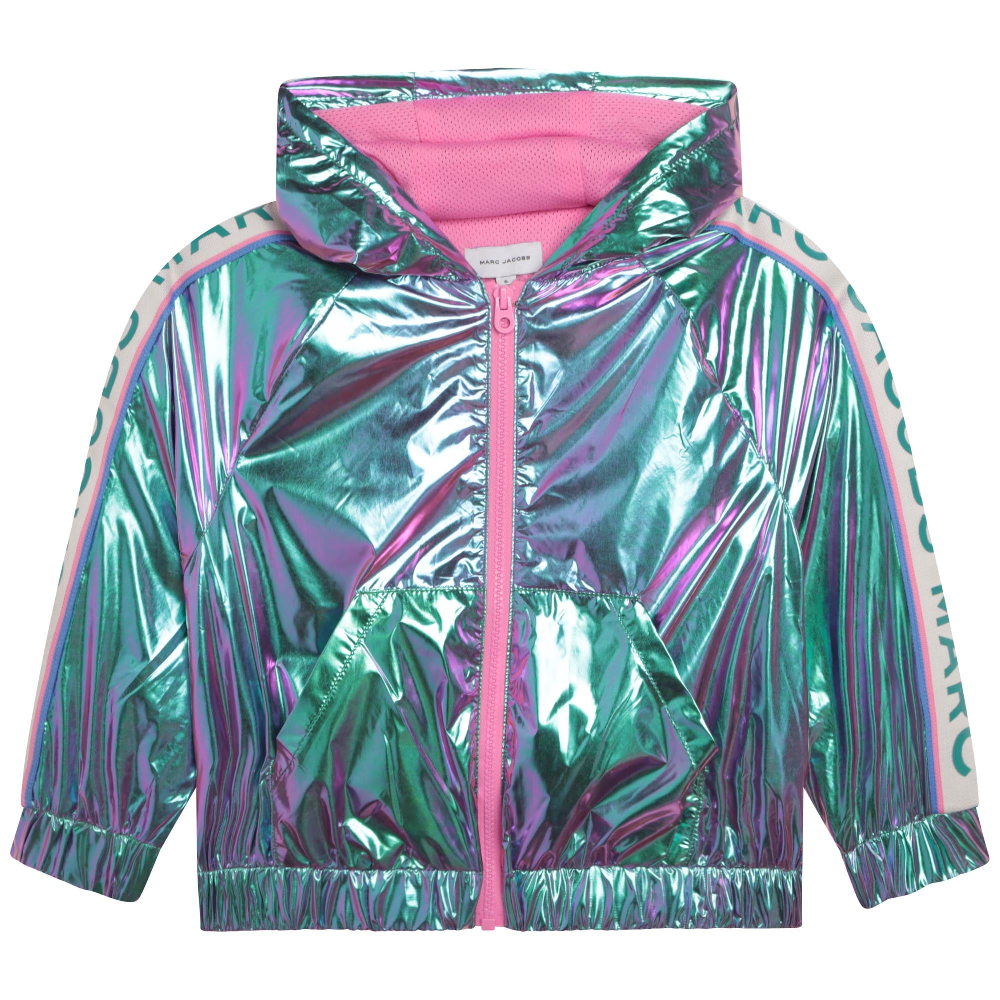 MARC JACOBS IRIDESCENT HOODED CARDIGAN