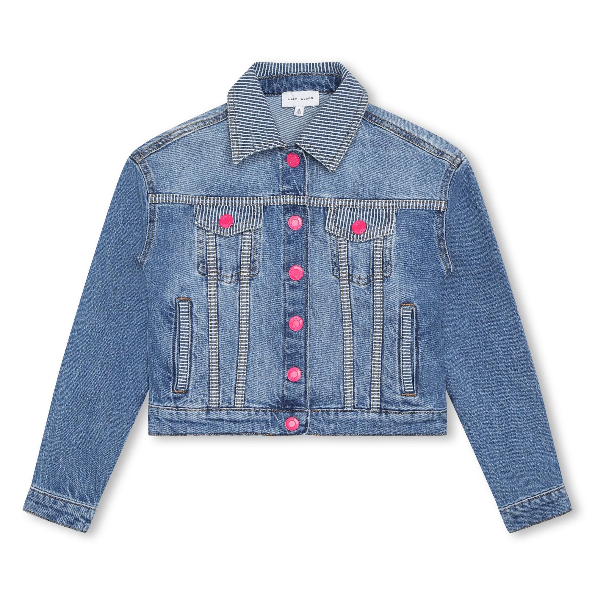 MARC JACOBS STRIPED DENIM JACKET