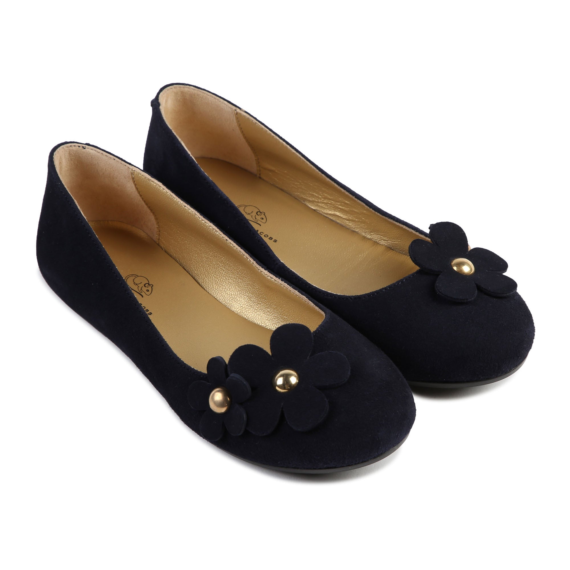 Little Marc Jacobs Daisy Ballerina Leather Shoes