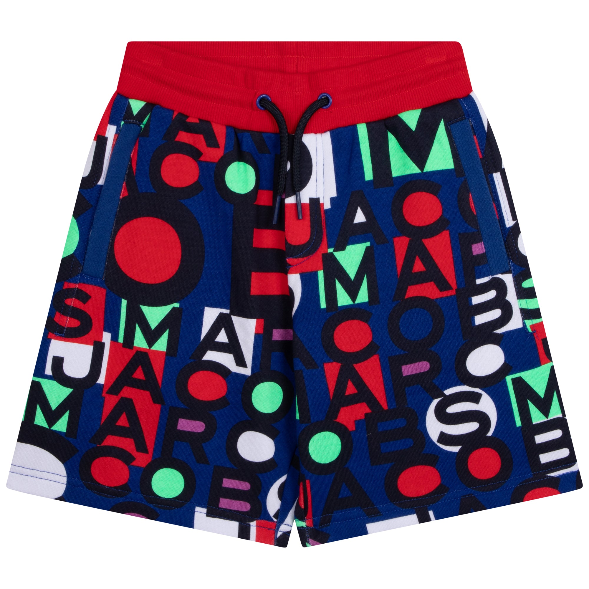 MARC JACOBS RED/BLUE COTTON SHORTS
