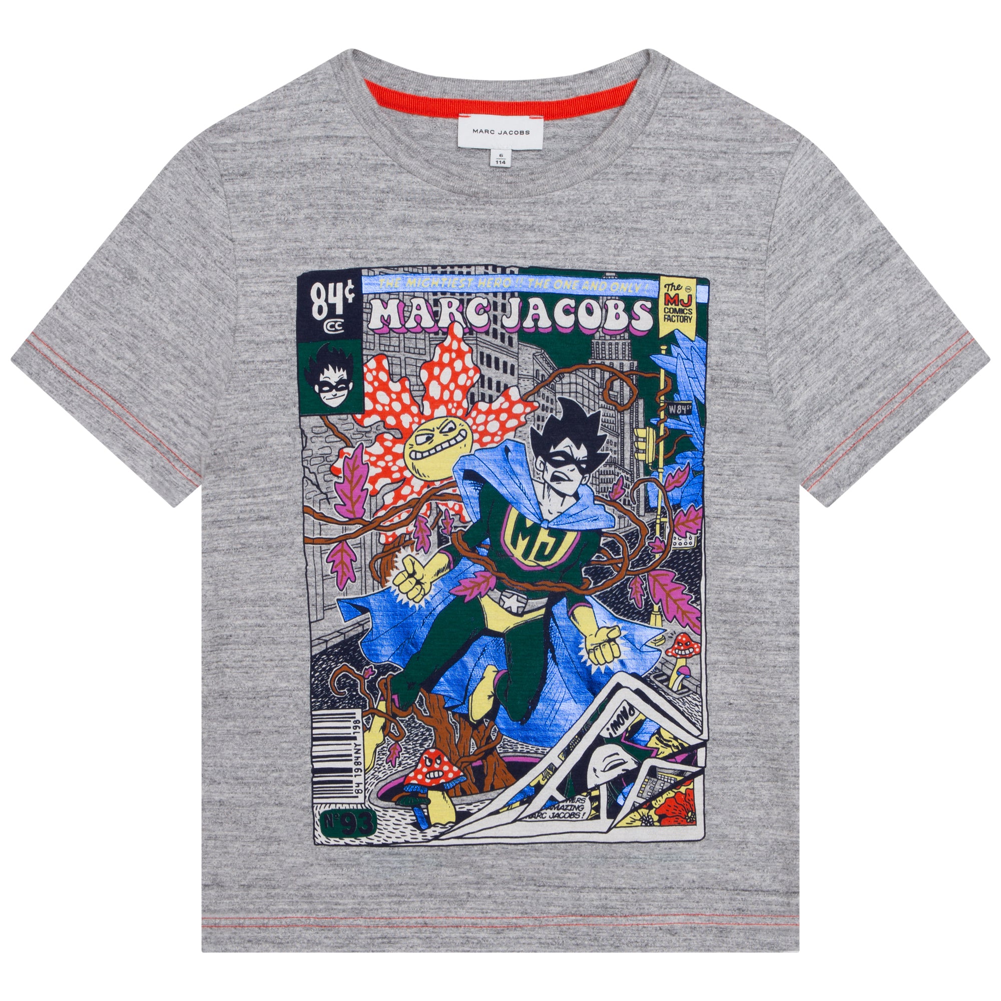MARC JACOBS GREY COMIC T-SHIRT