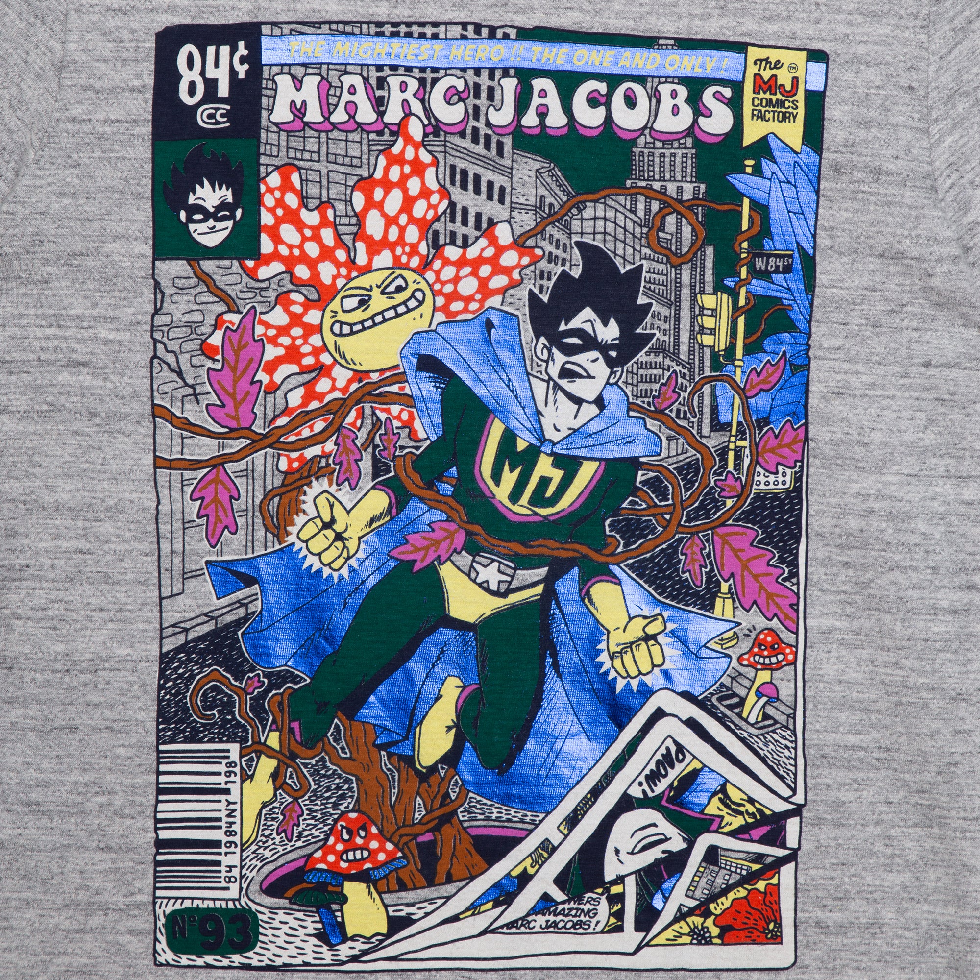 MARC JACOBS GREY COMIC T-SHIRT