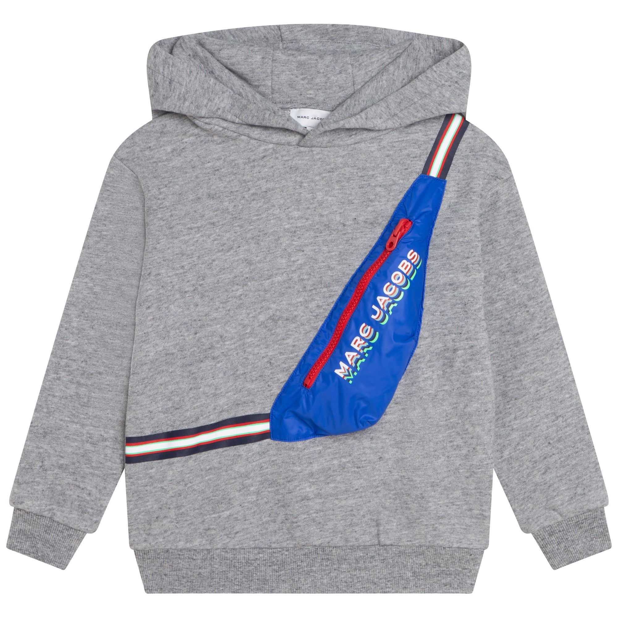 MARC JACOBS GREY HOODED SWEATSHIRT