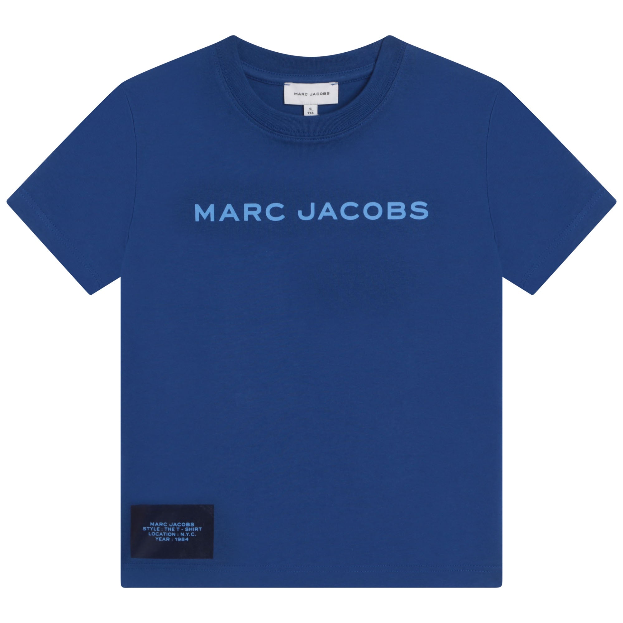 MARC JACOBS COLOR COLLECTION T-SHIRT- ELECTRIC BLUE