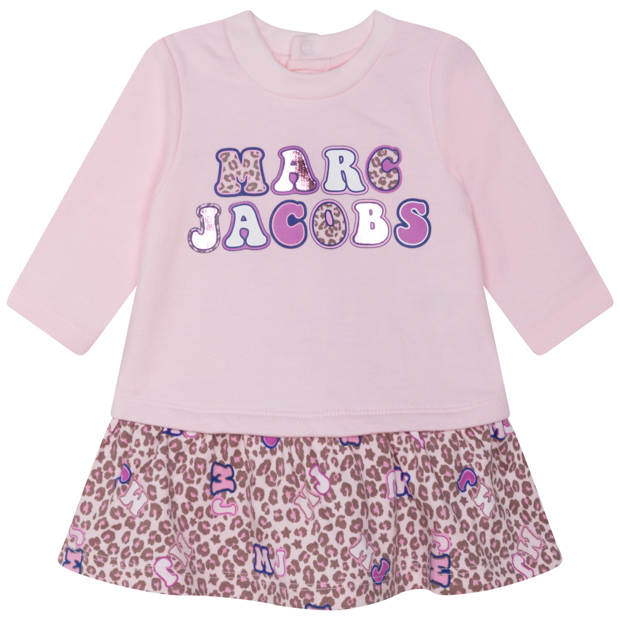MARC JACOBS PINK TODDLER LONG SLEEVED DRESS