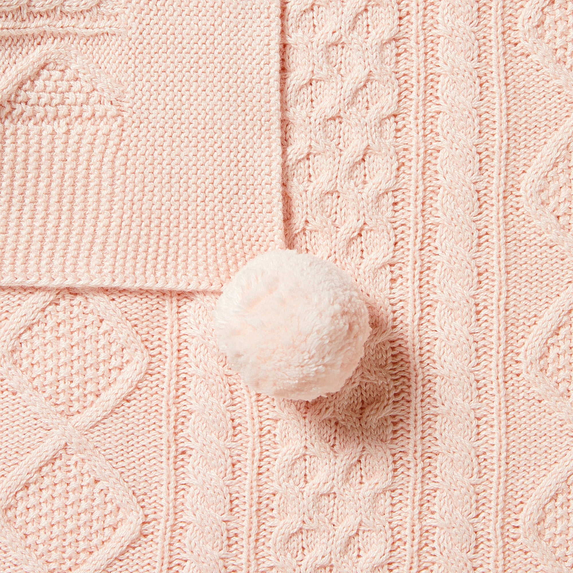 Wilson & Frenchy Knitted Mini Cable Blanket