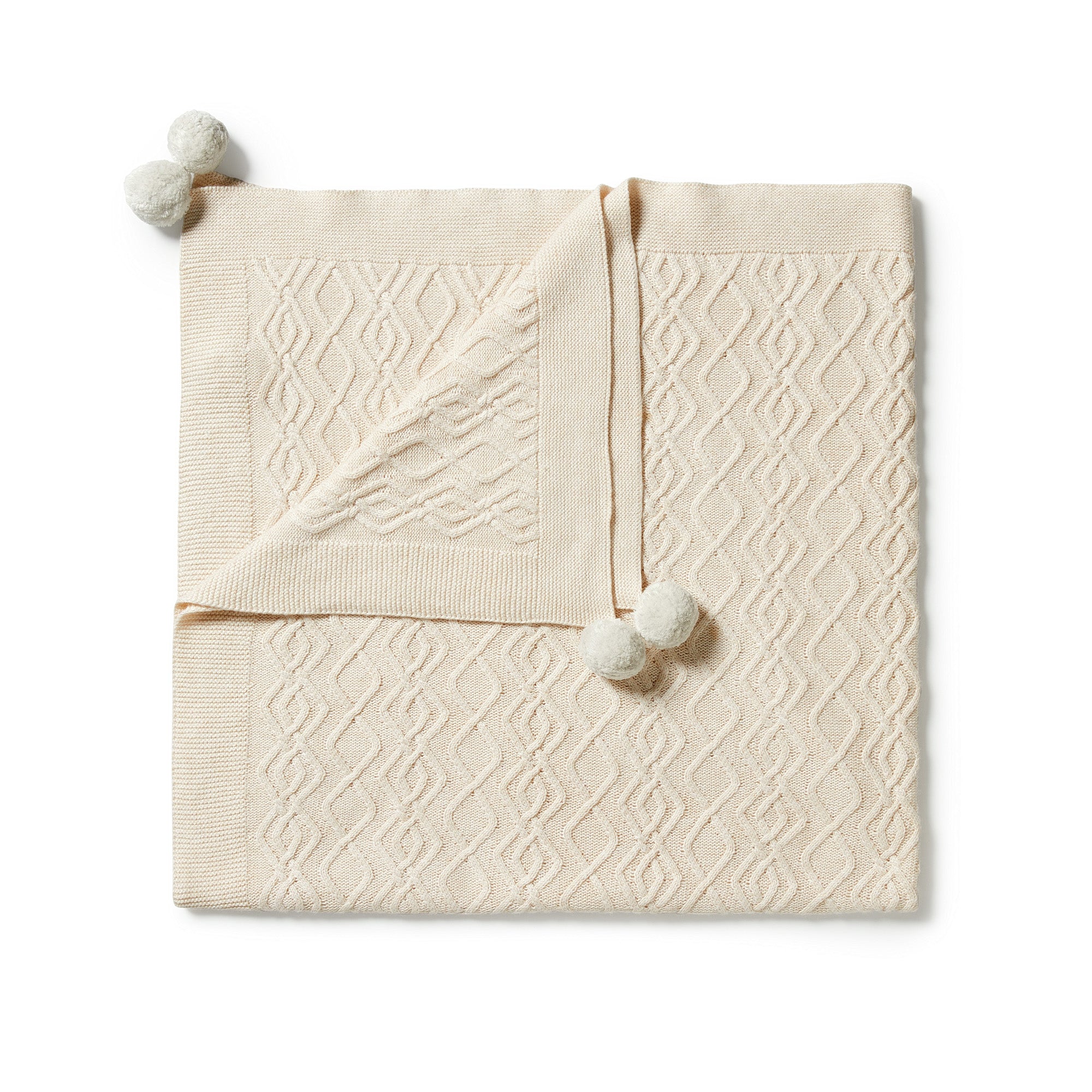 Wilson & Frenchy Knitted Cable Blanket