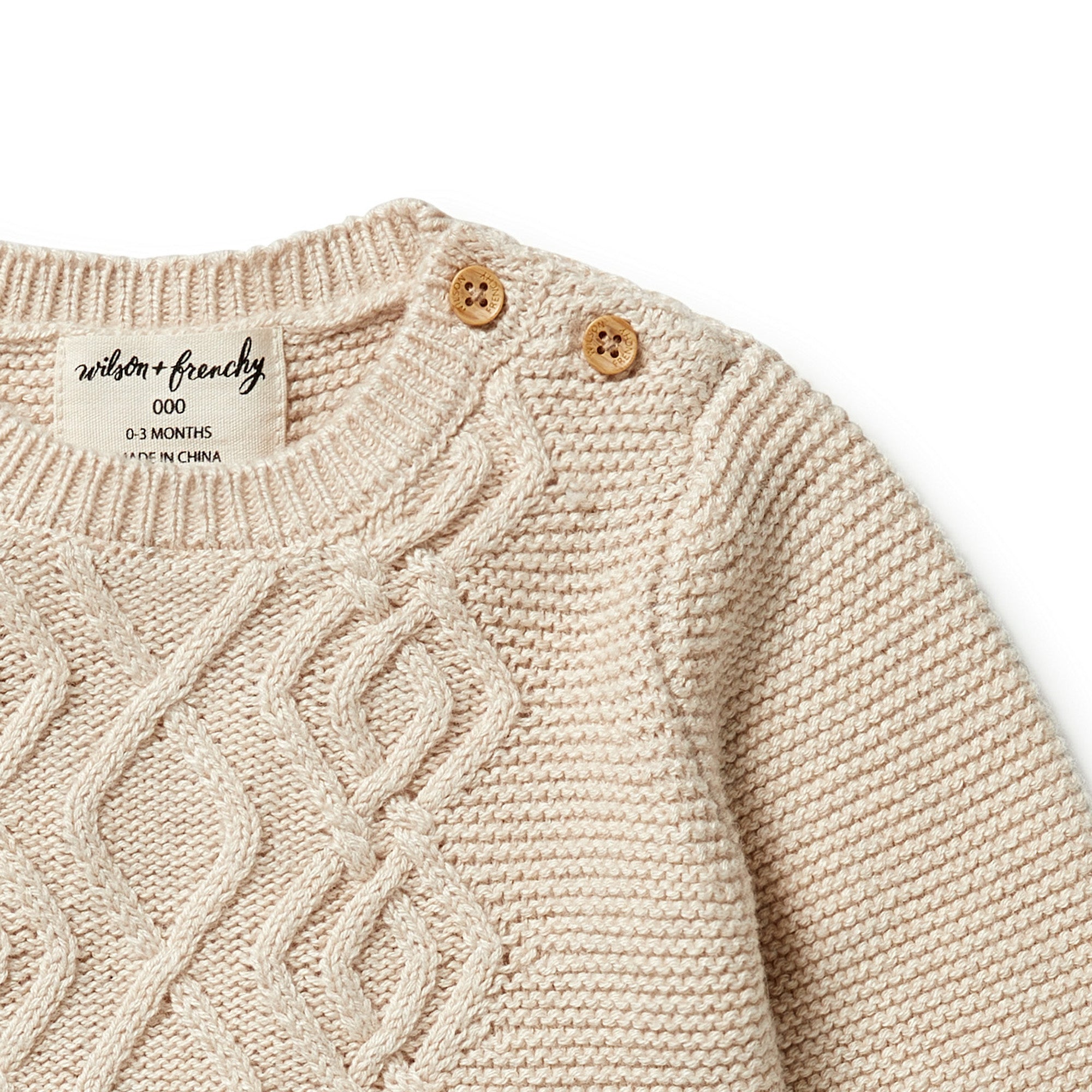 Wilson & Frenchy Knitted Cable Jumper