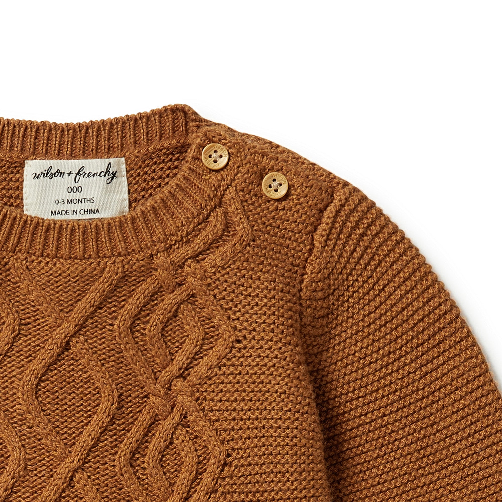Wilson & Frenchy Knitted Cable Jumper