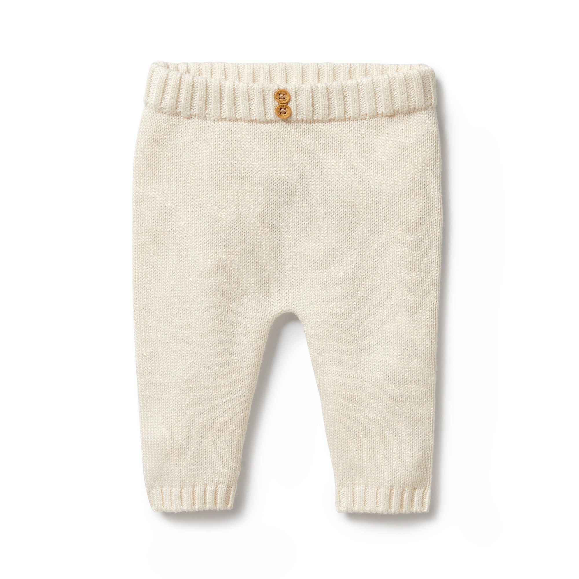 ECRU KNITTED LEGGING