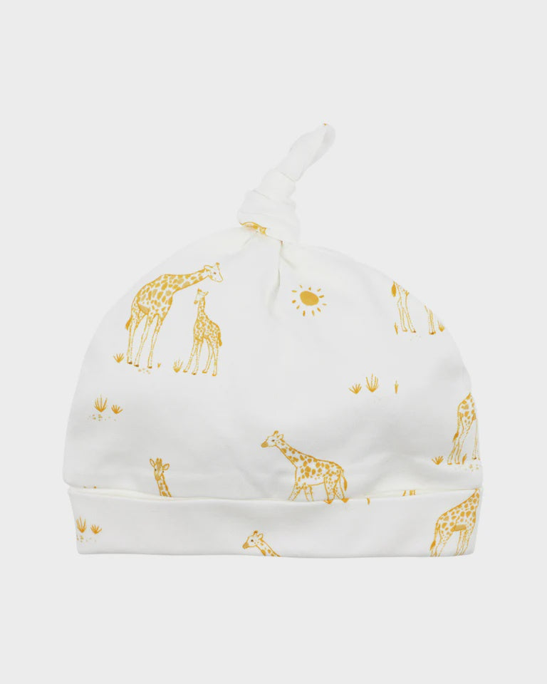 GIRAFFE ORGANIC BEANIE